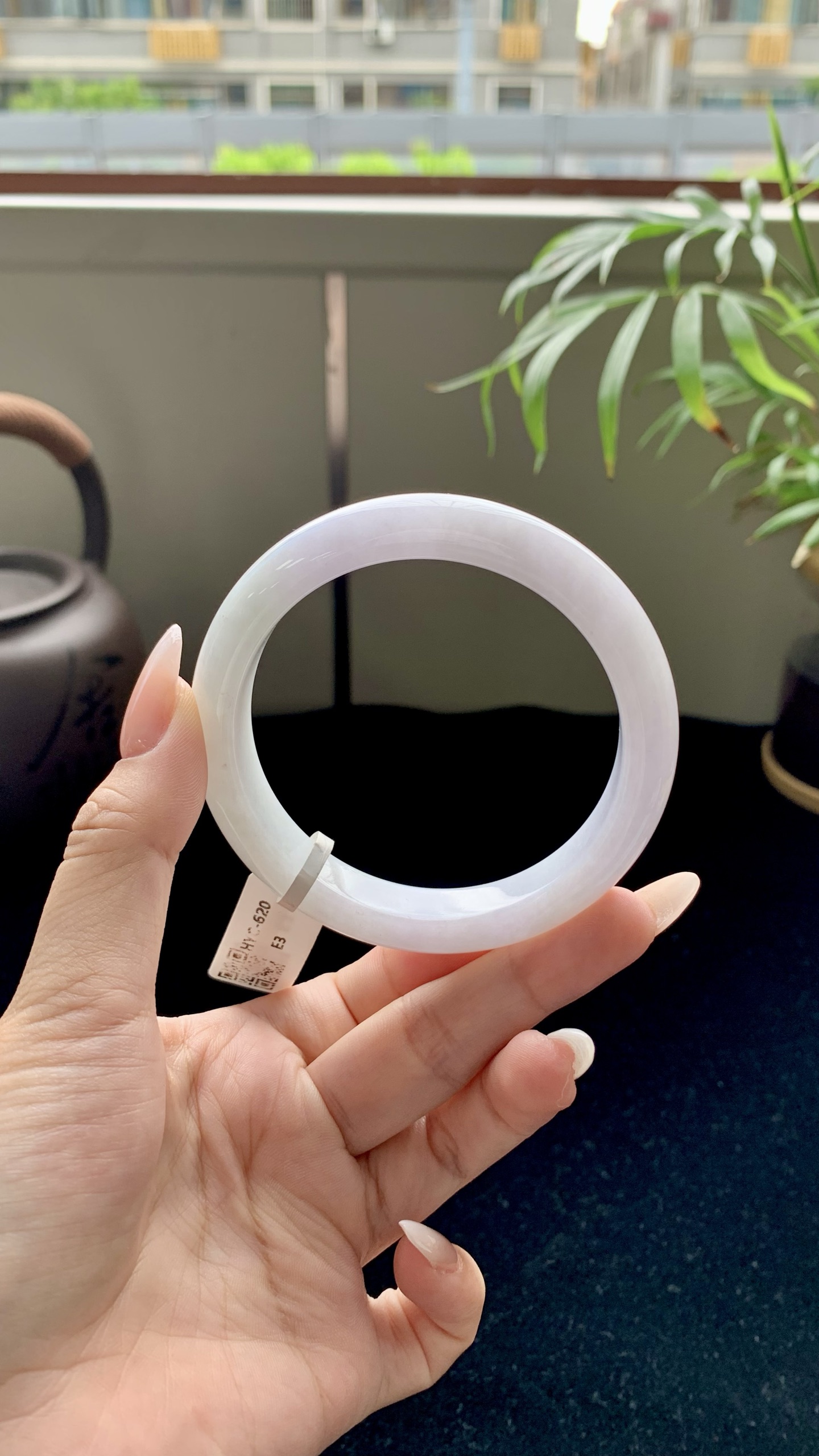 淡紫底正圈成品 HYC-620 尺寸：59-12-9
