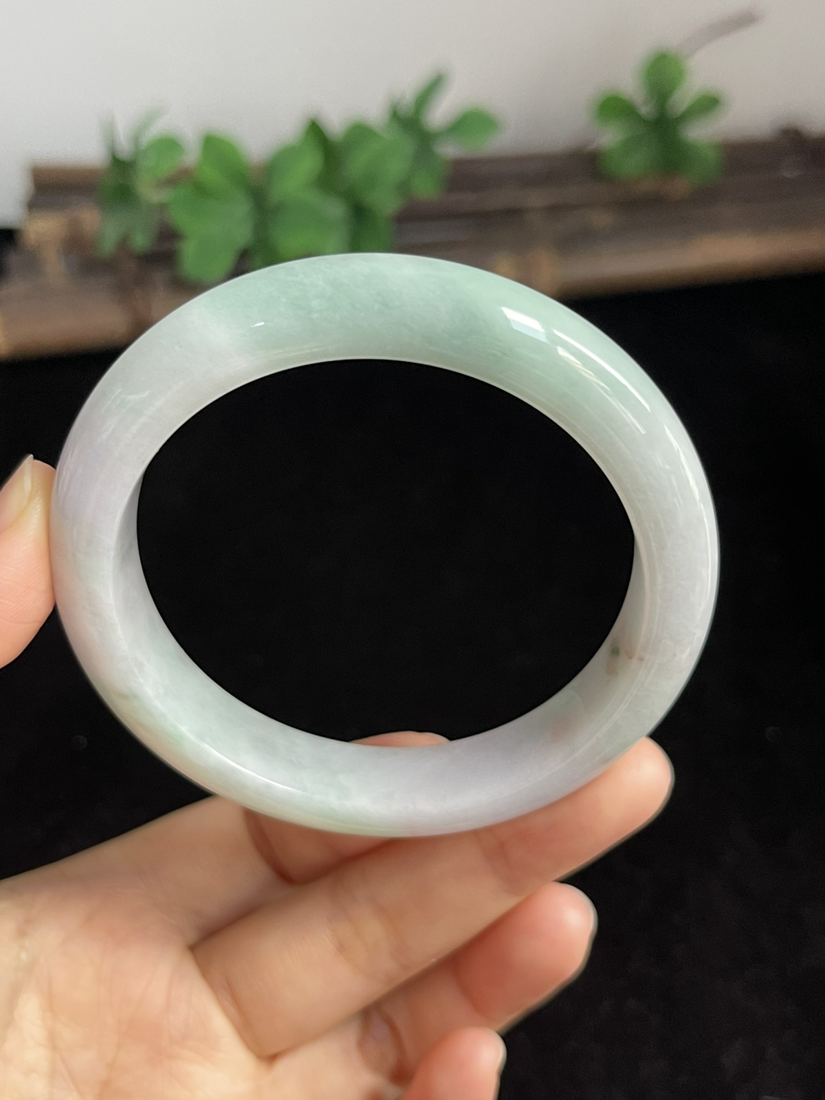 正圈55.7圈口，翡翠手镯