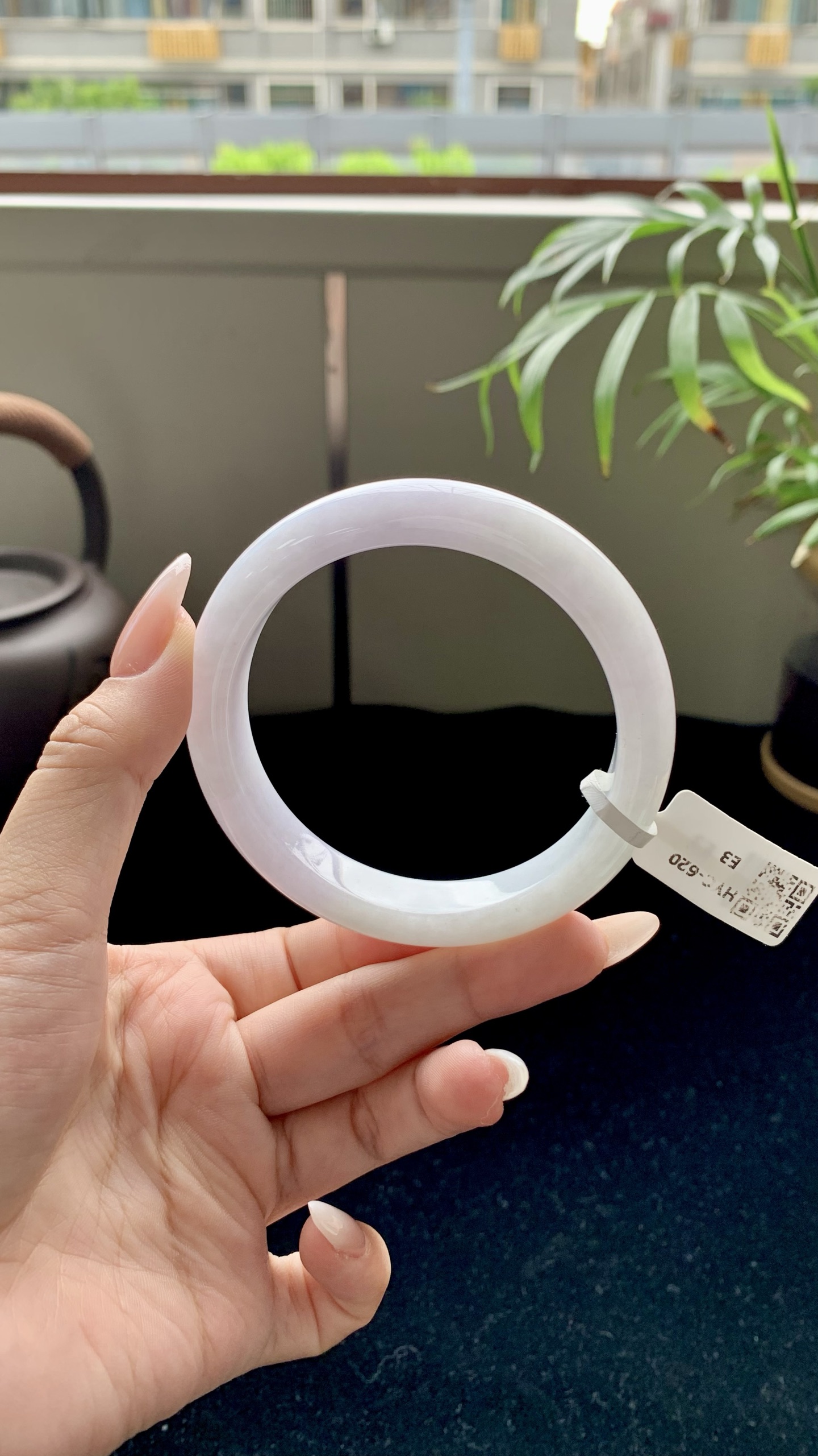 淡紫底正圈成品 HYC-620 尺寸：59-12-9
