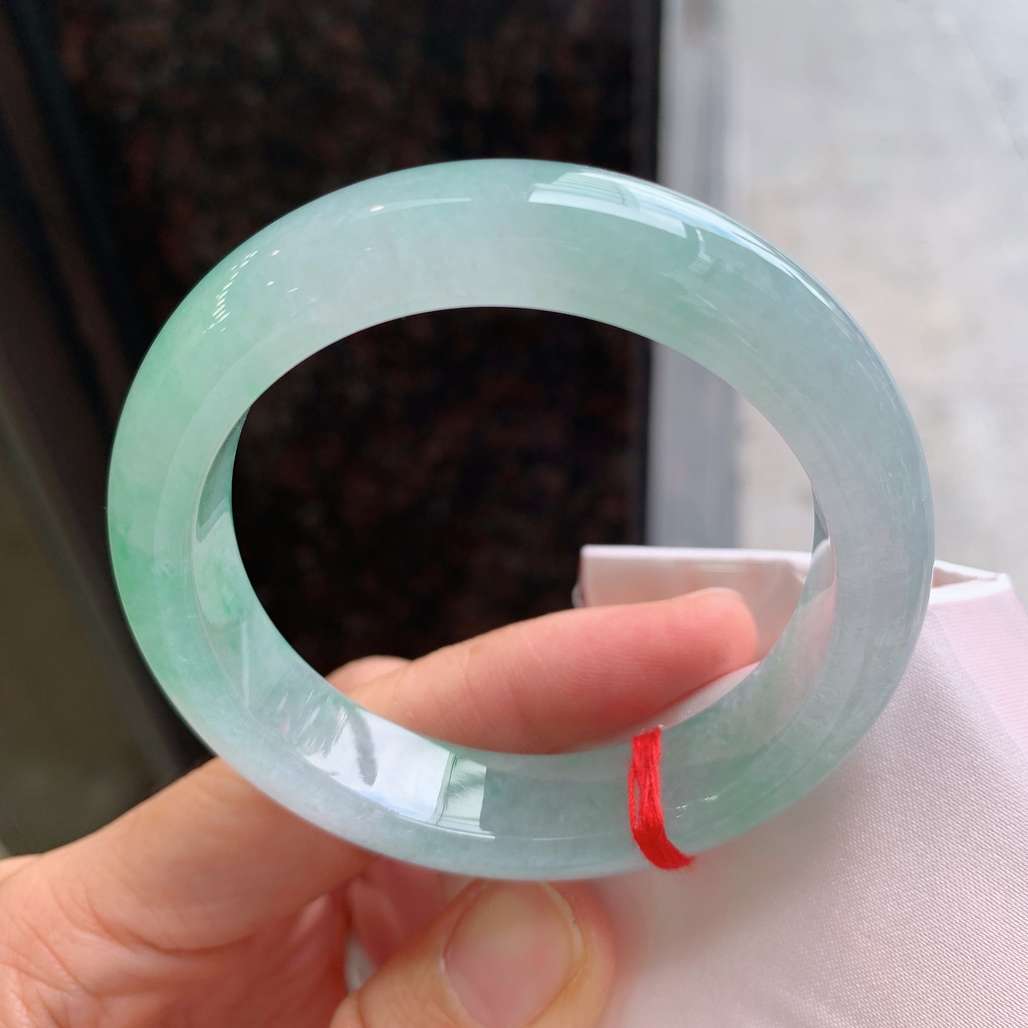正圈冰飘绿 无裂 种色俱佳
