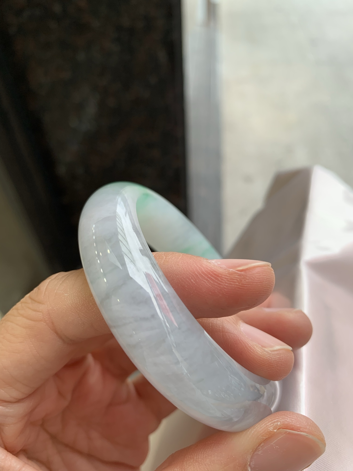 正圈冰飘绿 微棉 版型好