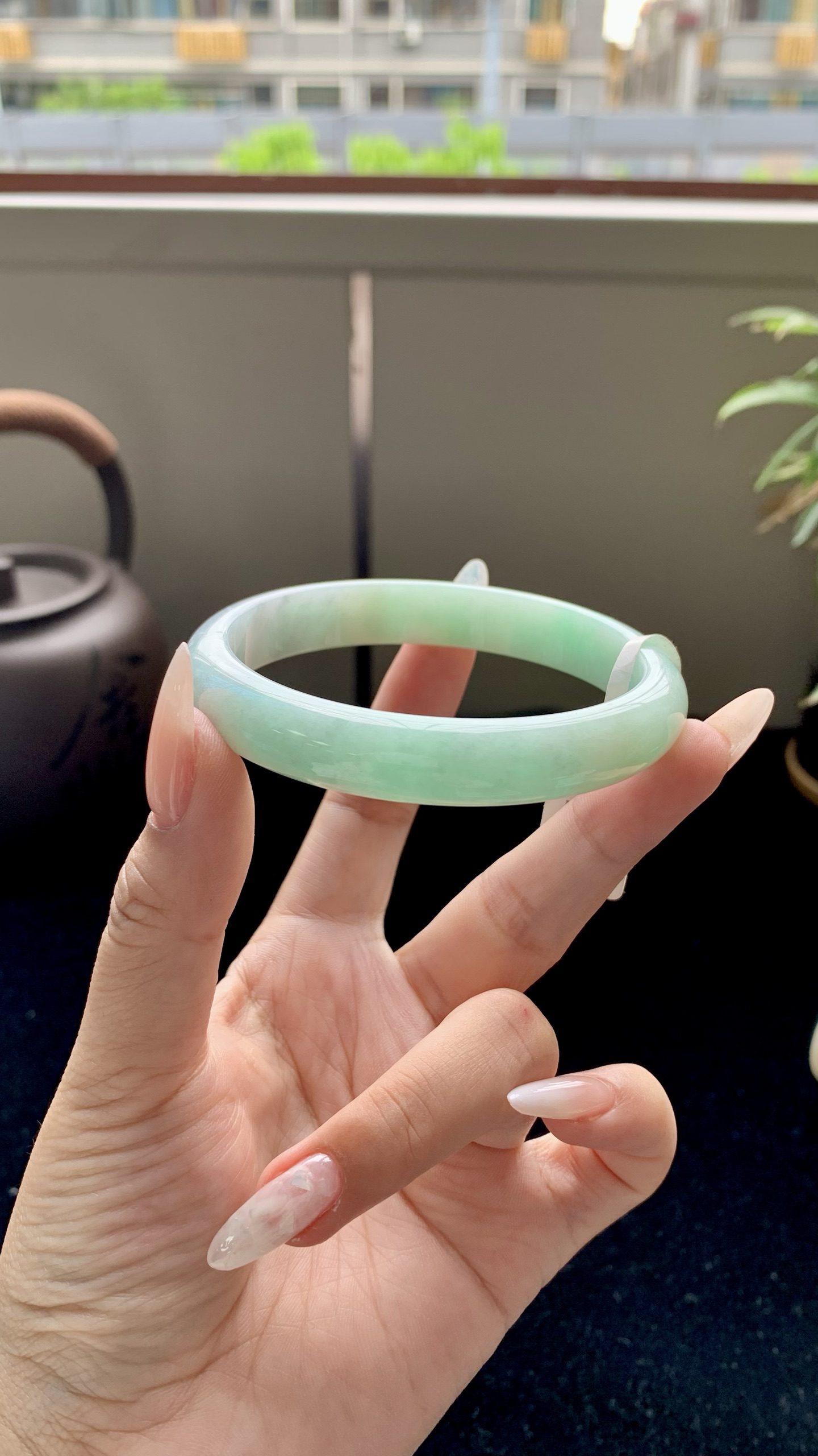 淡果绿正圈成品 HYY-4042 尺寸：60-11-7