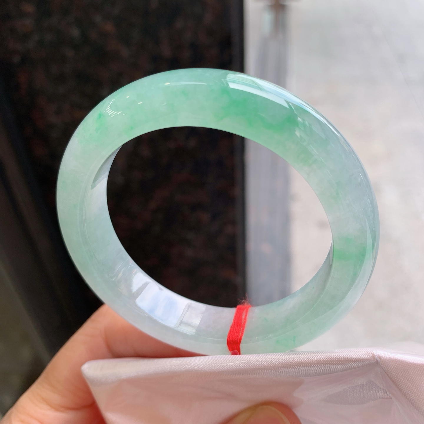 正圈冰飘绿 无裂 种色俱佳