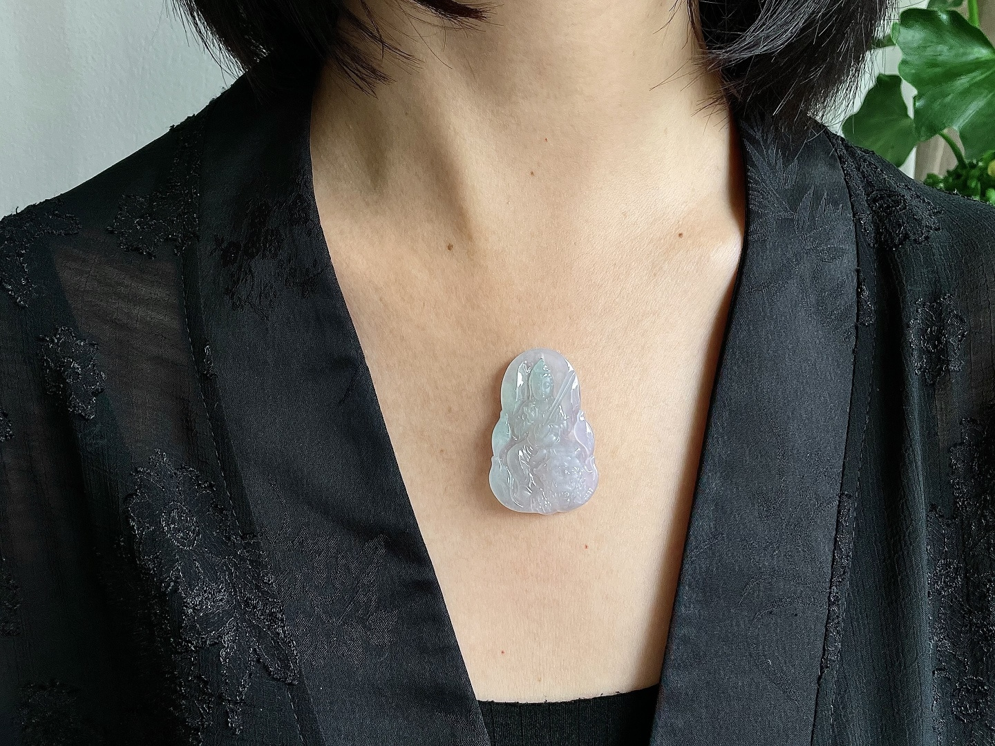 冰晴水文殊菩萨牌吊坠,性比高