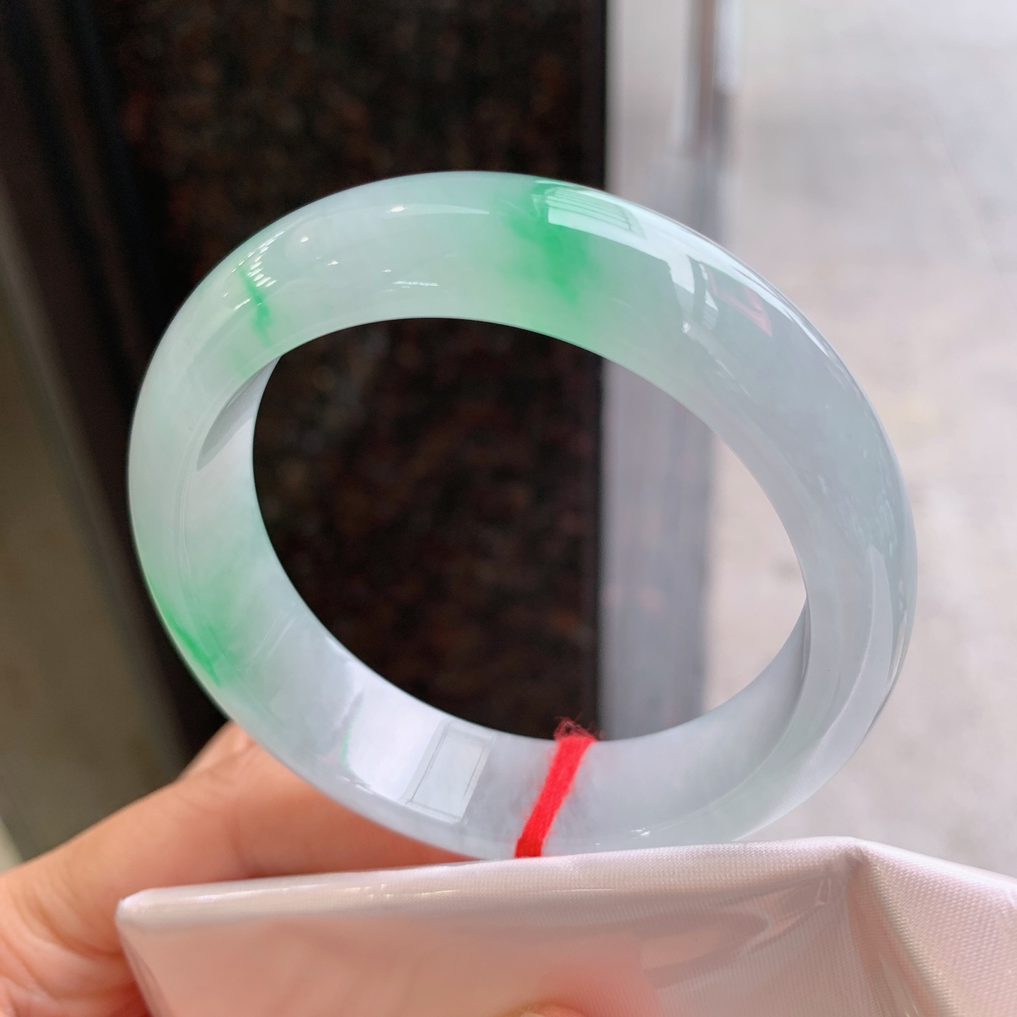 正圈冰飘绿 微棉 版型好