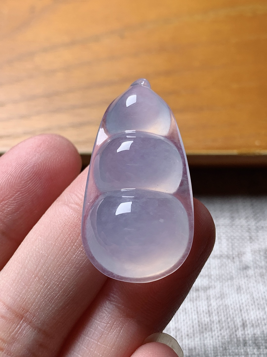 冰紫福豆，水润种老 0901 尺寸35.1*18*9.4