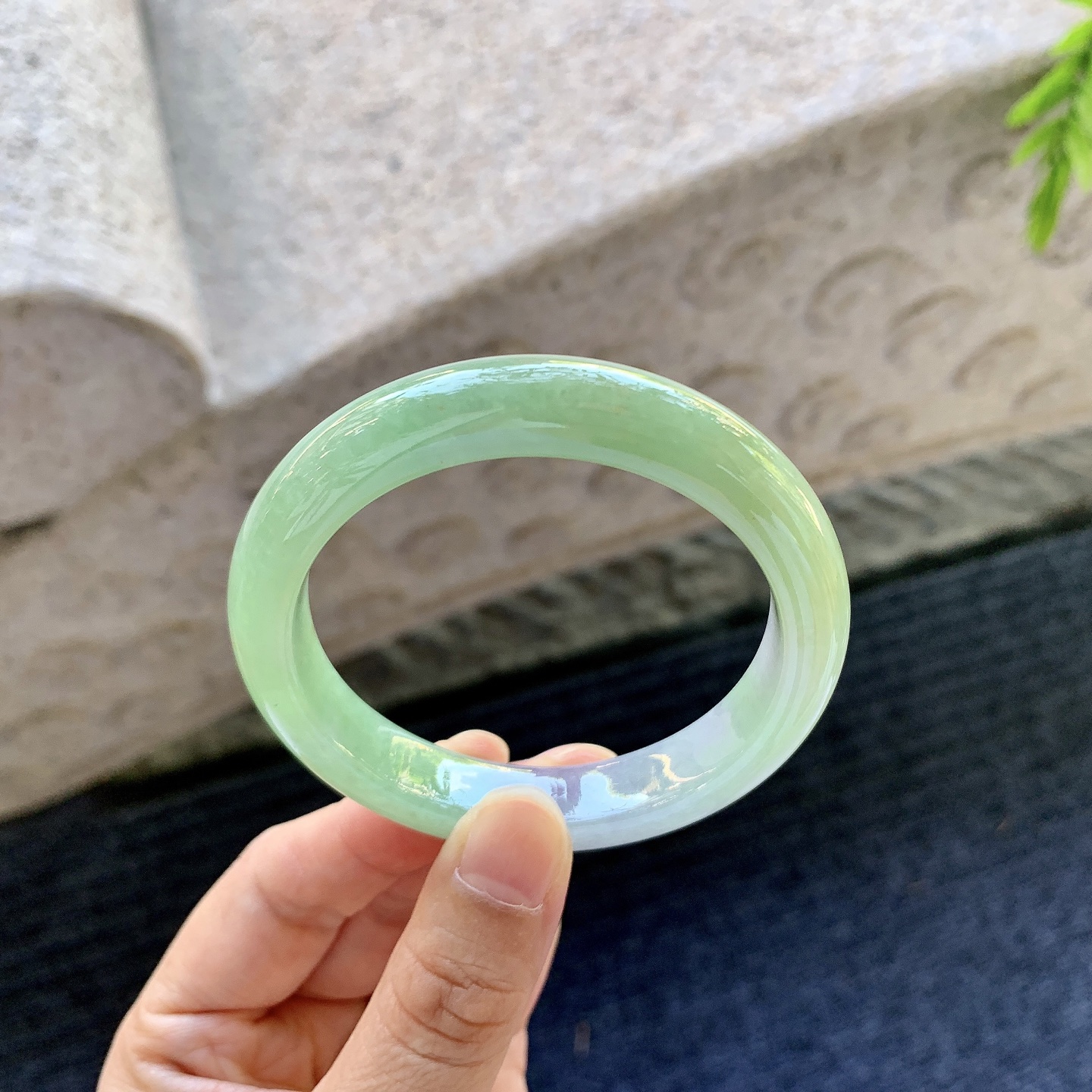 正圈51 52，双彩，水润，种老，细腻，无裂，编码BA090244