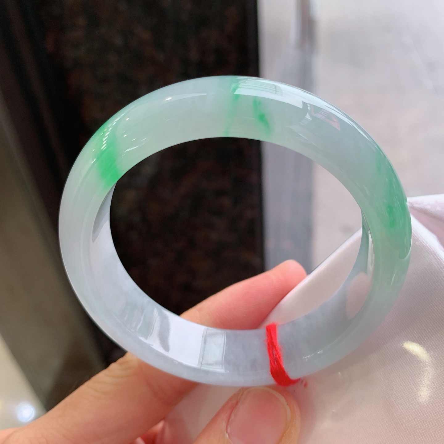 正圈冰飘绿 微棉 版型好
