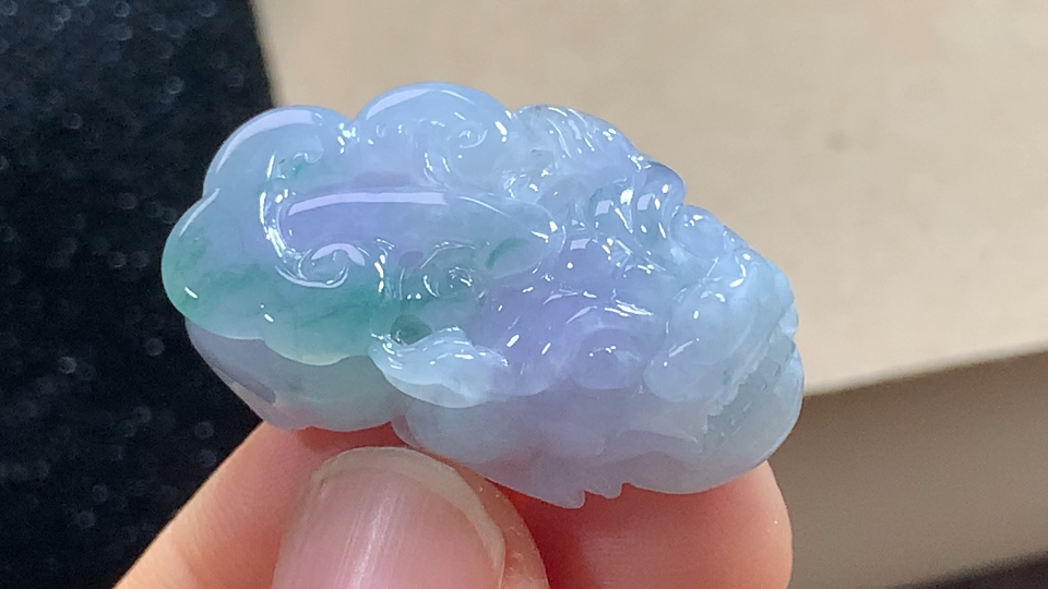 ️ 招财貔貅，无裂，尺寸32.0-17.7-11.0mm，包A附证书