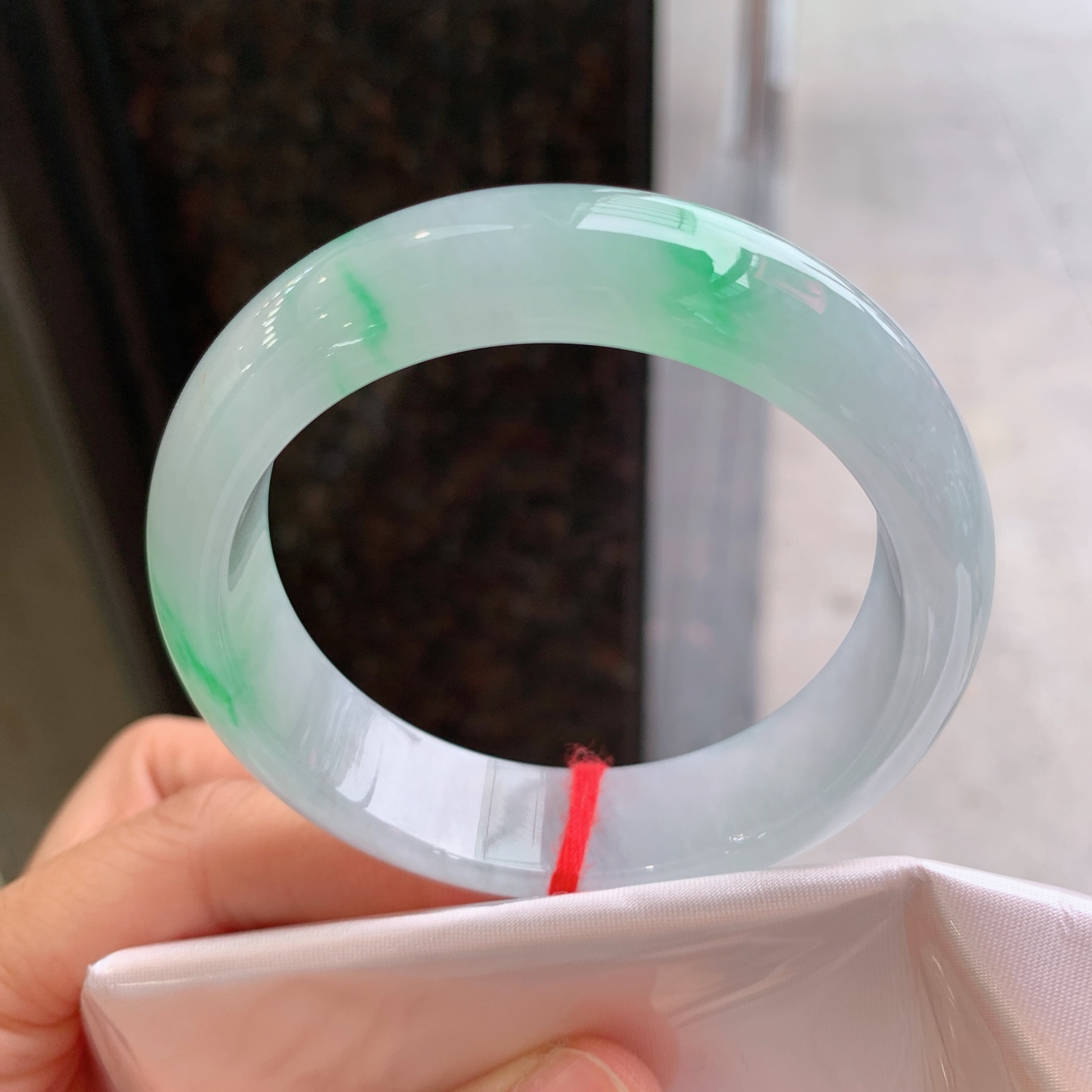 正圈冰飘绿 微棉 版型好