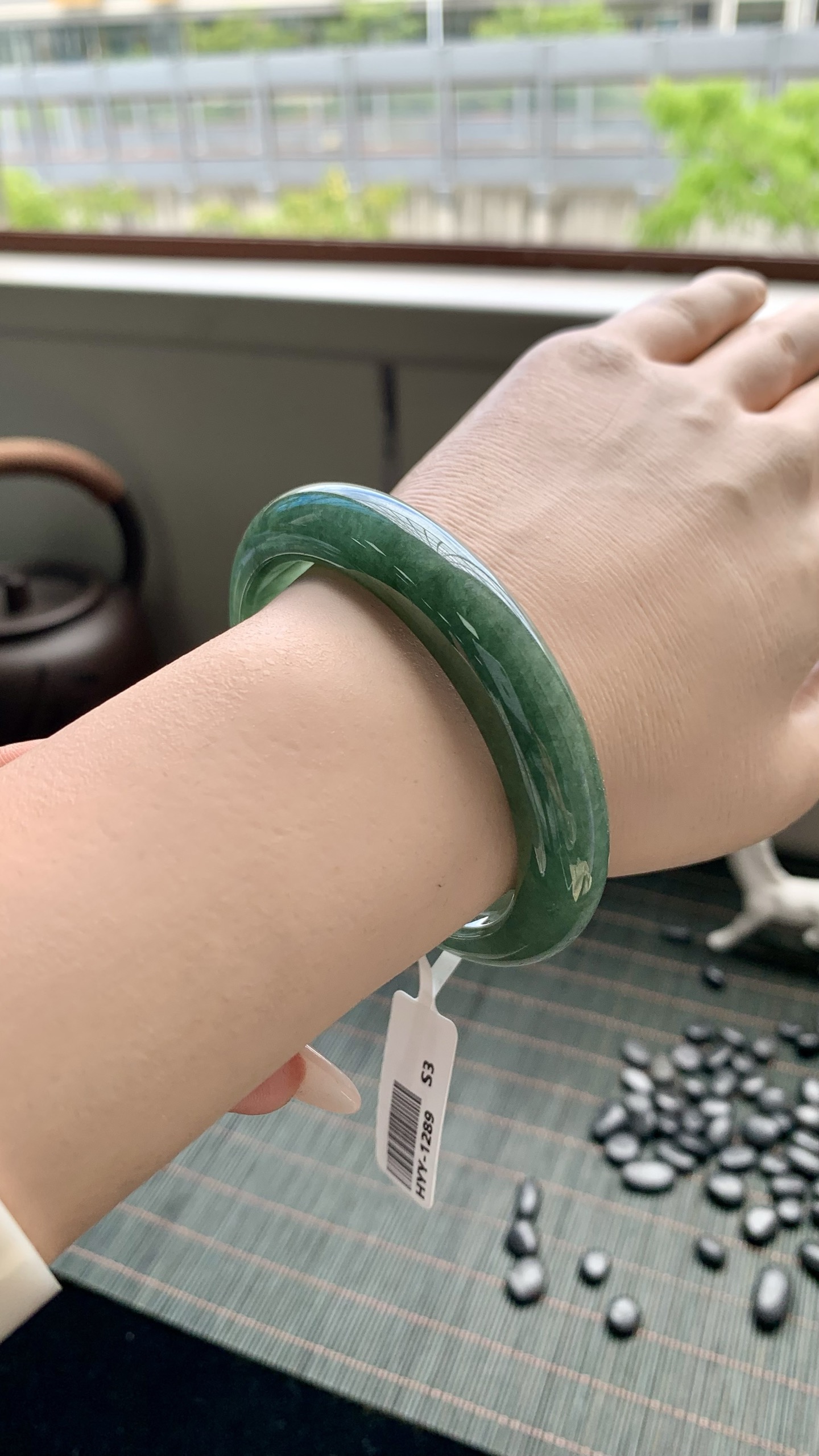 湖水绿正圈成品,HYY-1289,尺寸：56-12-8.5