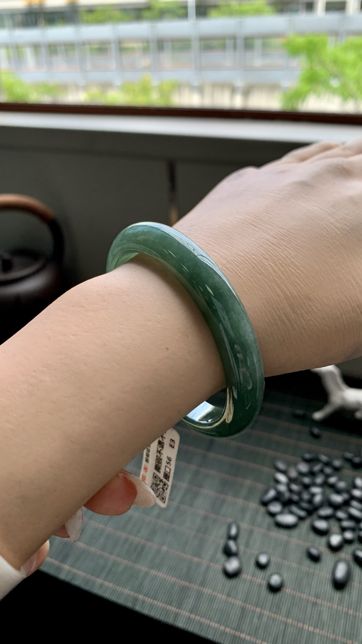湖水绿正圈成品,HYY-6141,尺寸：55-11-7.5