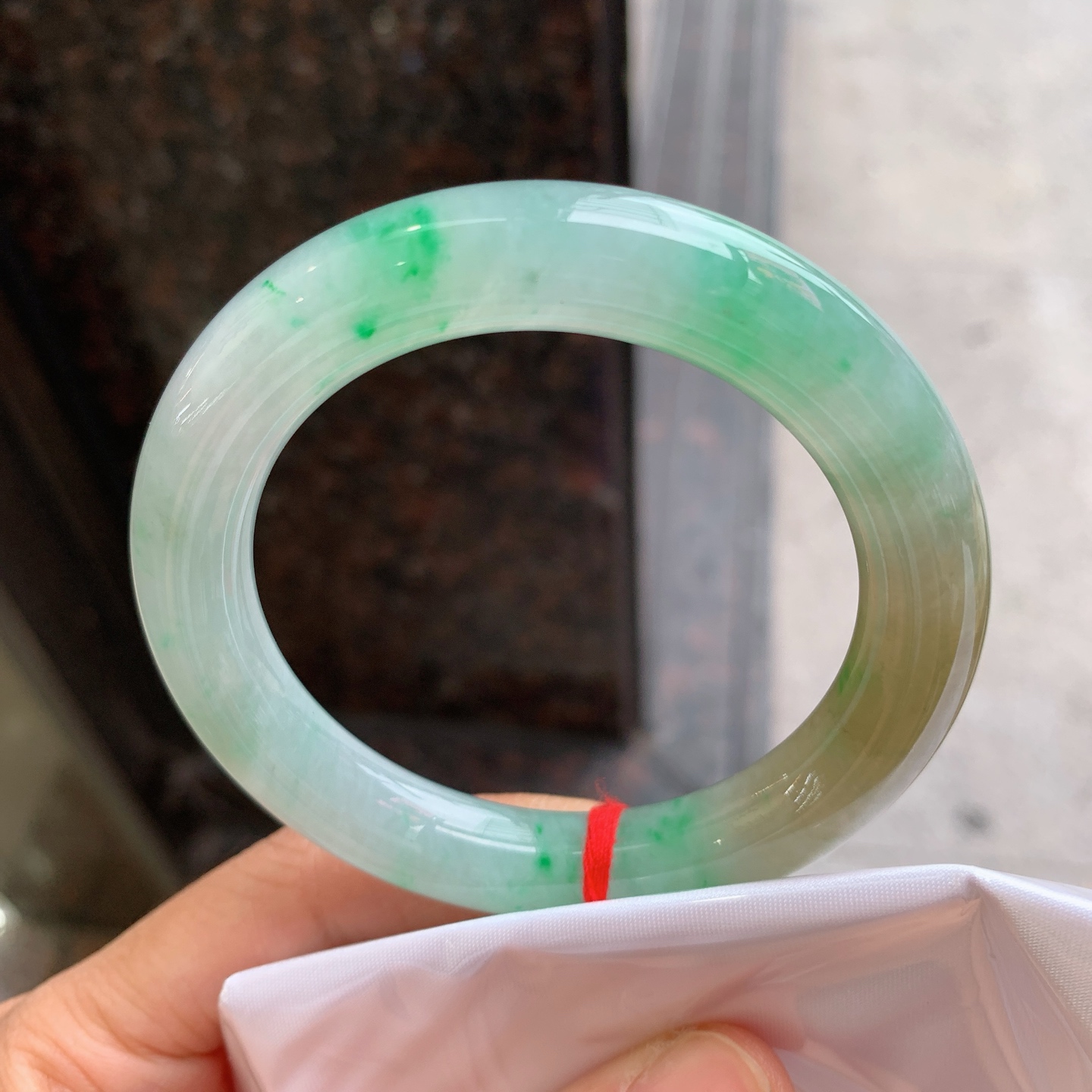 圆条双彩 无裂 特色料子