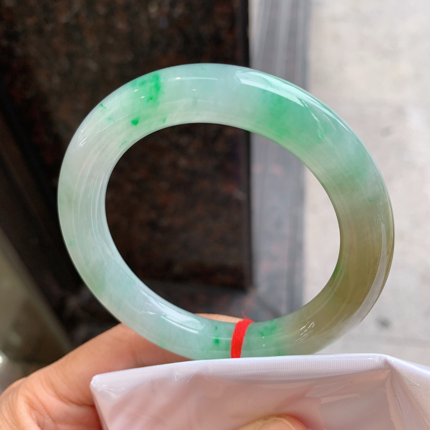 圆条双彩 无裂 特色料子