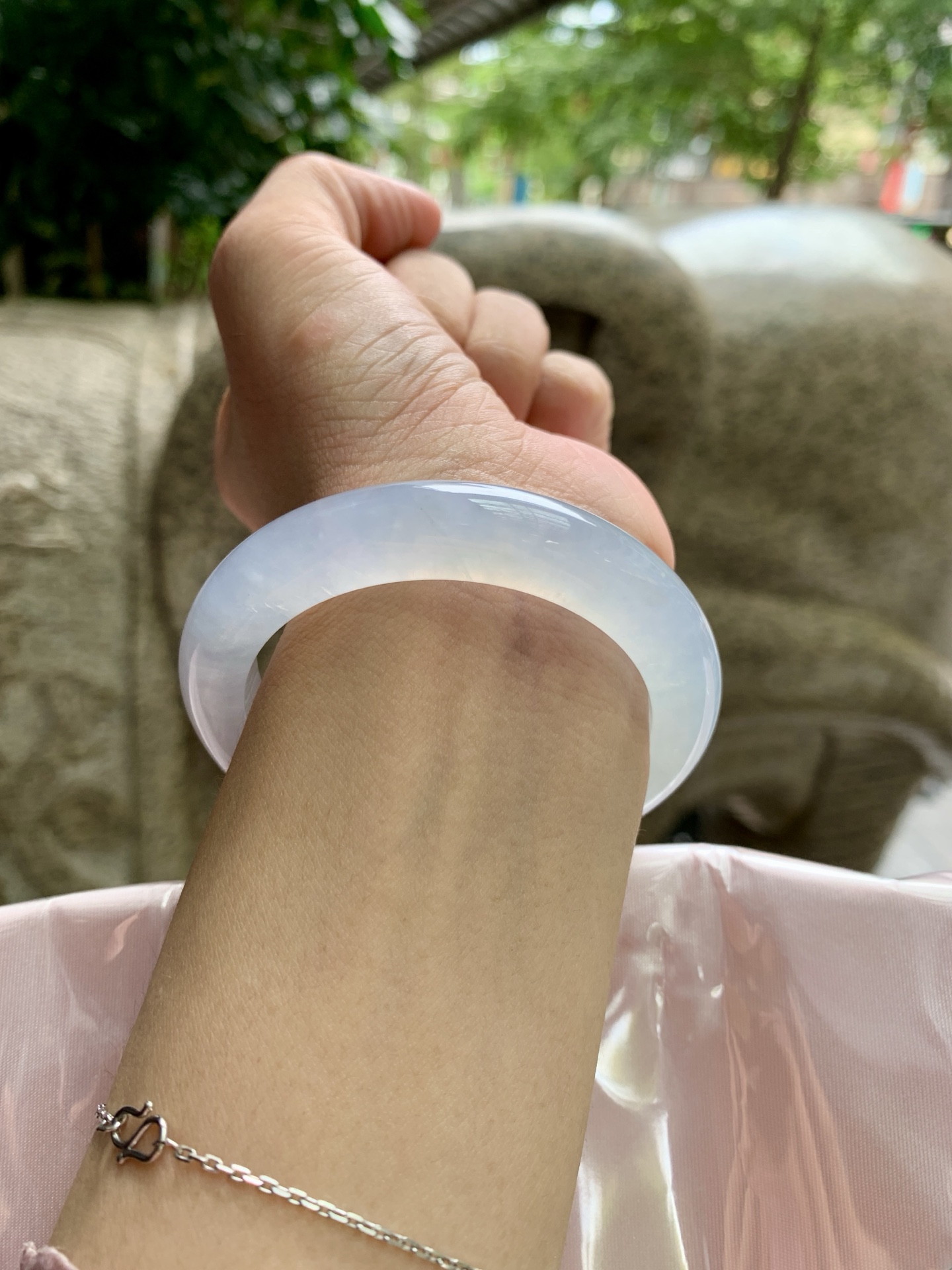 冰蓝紫正圈,0902-N1483,打灯细纹，不扣