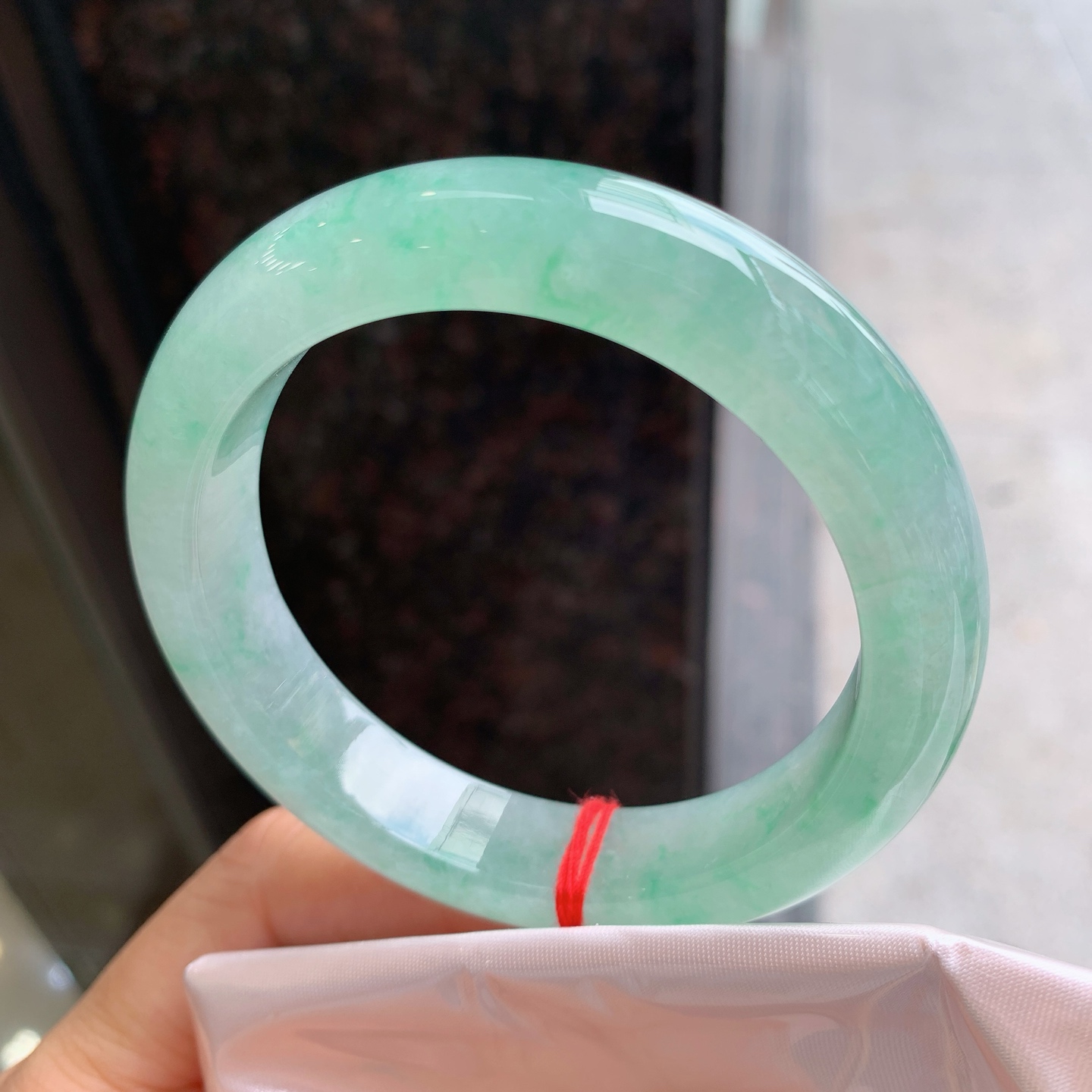 正圈冰飘绿 无裂 色清爽