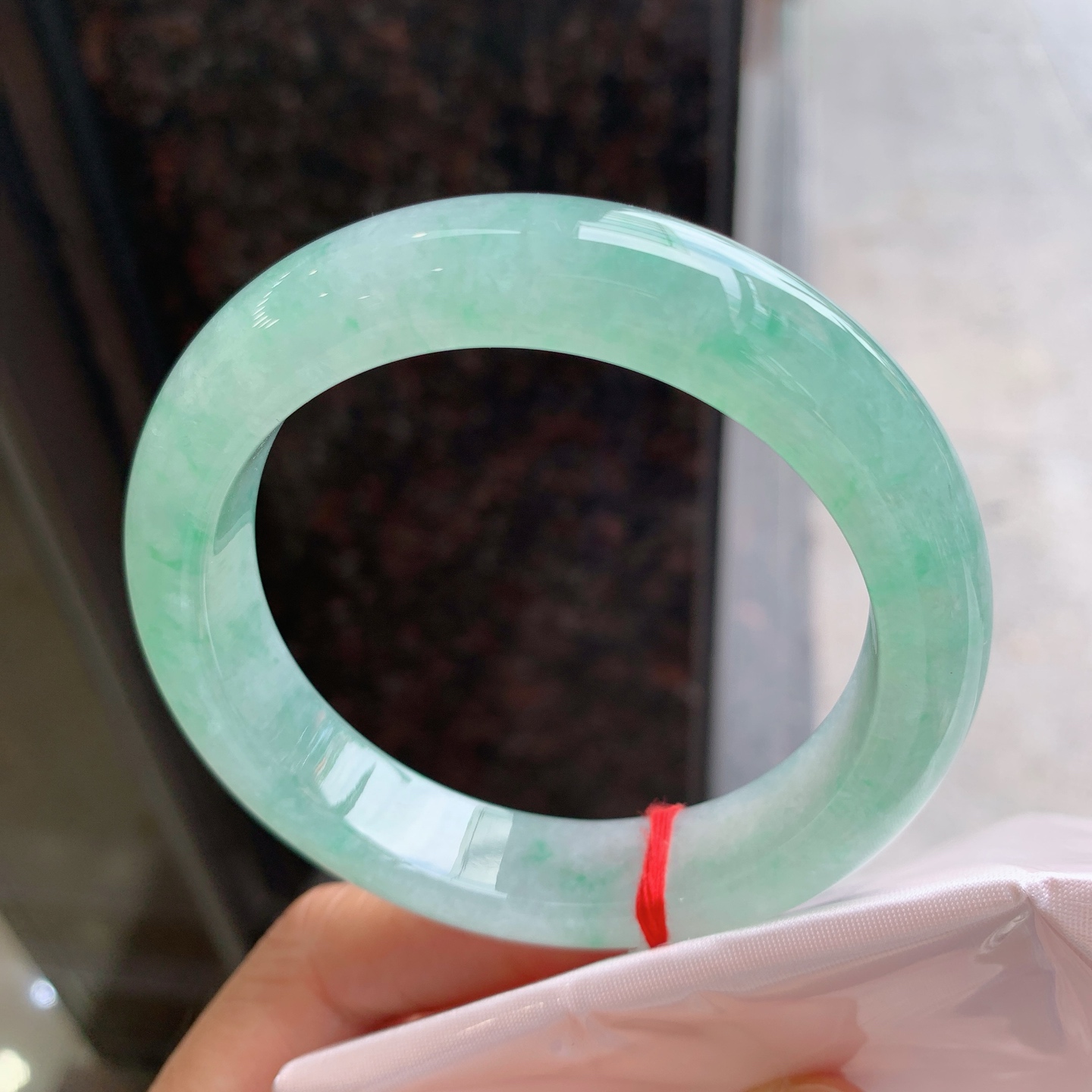 正圈冰飘绿 无裂 色清爽