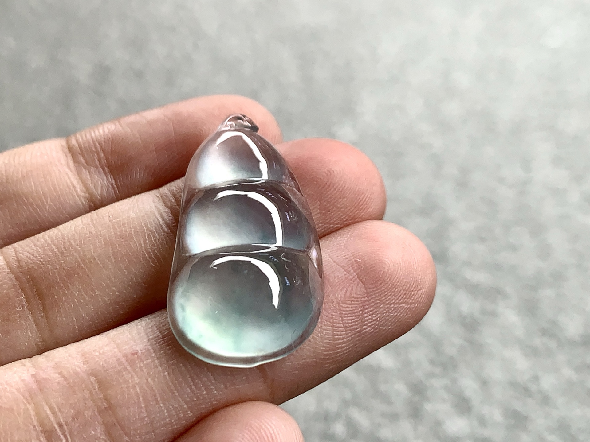 飘绿福豆，尺寸：27.2×14.4×6，玉韵悠然，藏之珍赏