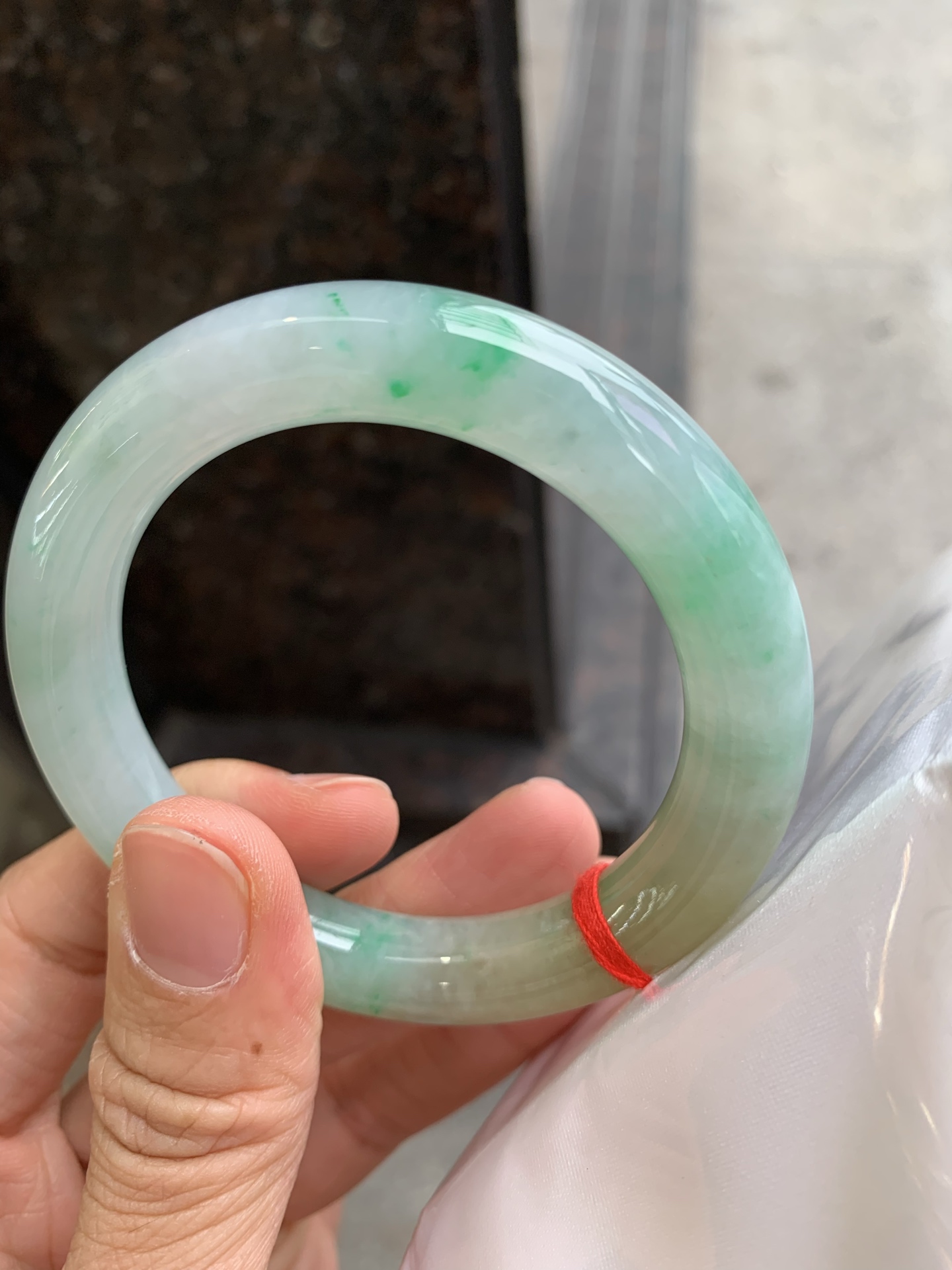 圆条双彩 无裂 特色料子