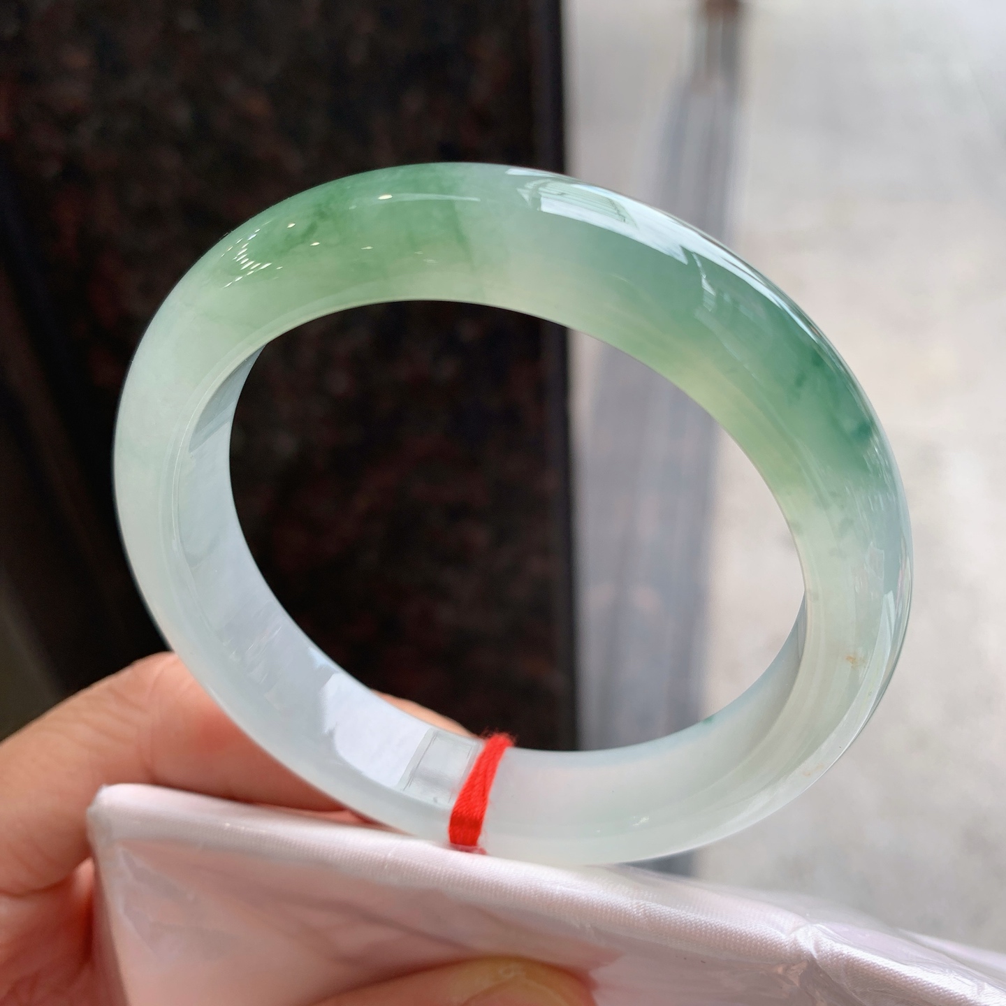 正圈冰飘花，有纹，冰润