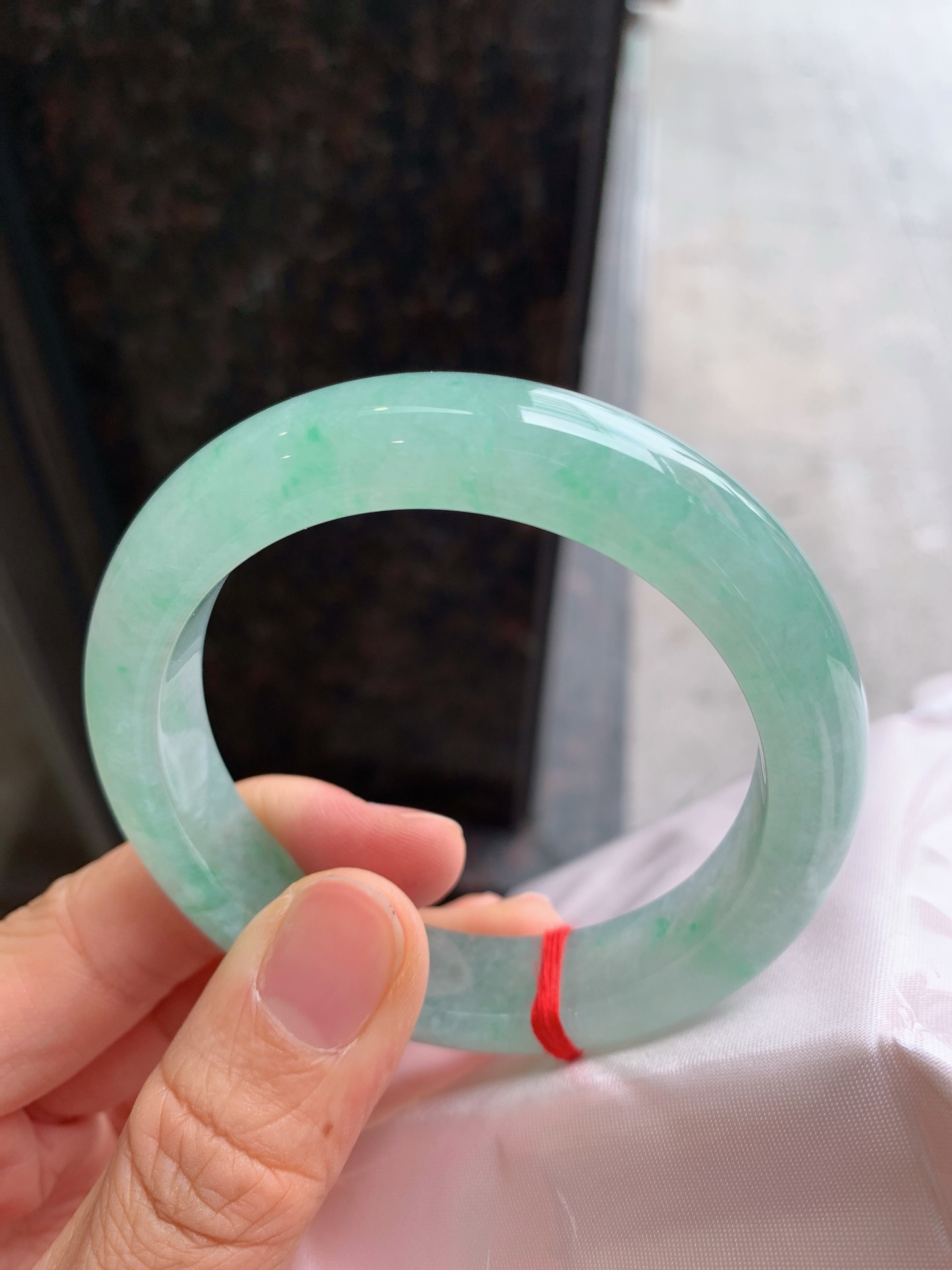 正圈冰飘绿 无裂 色清爽