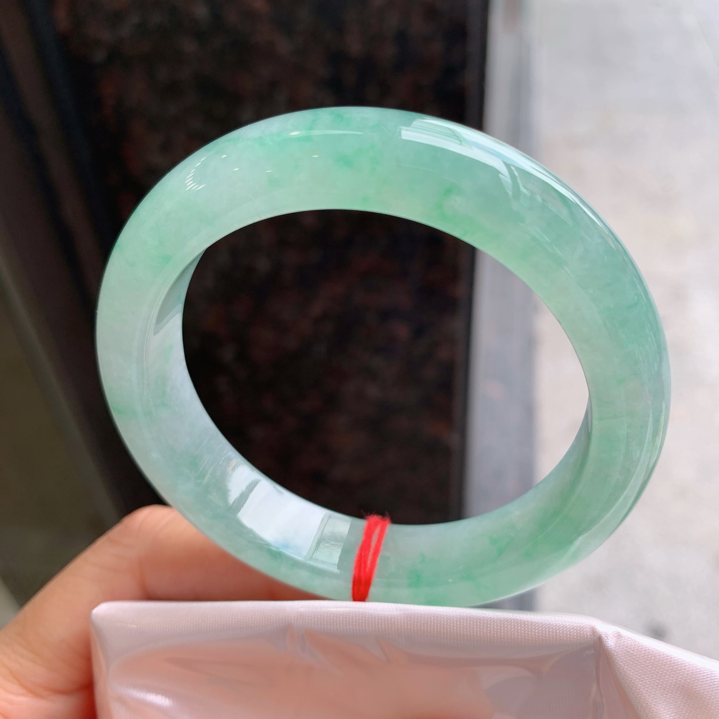 正圈冰飘绿 无裂 色清爽