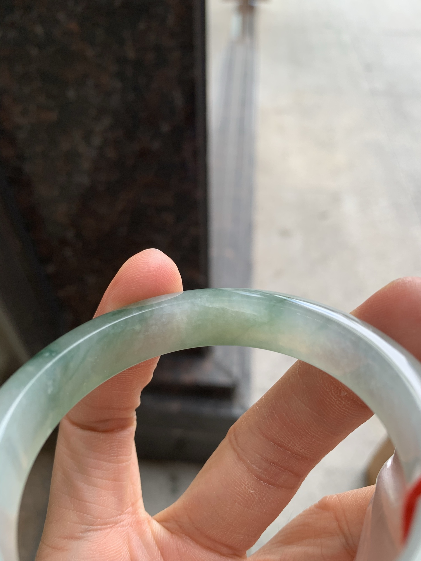正圈冰飘花，有纹，冰润