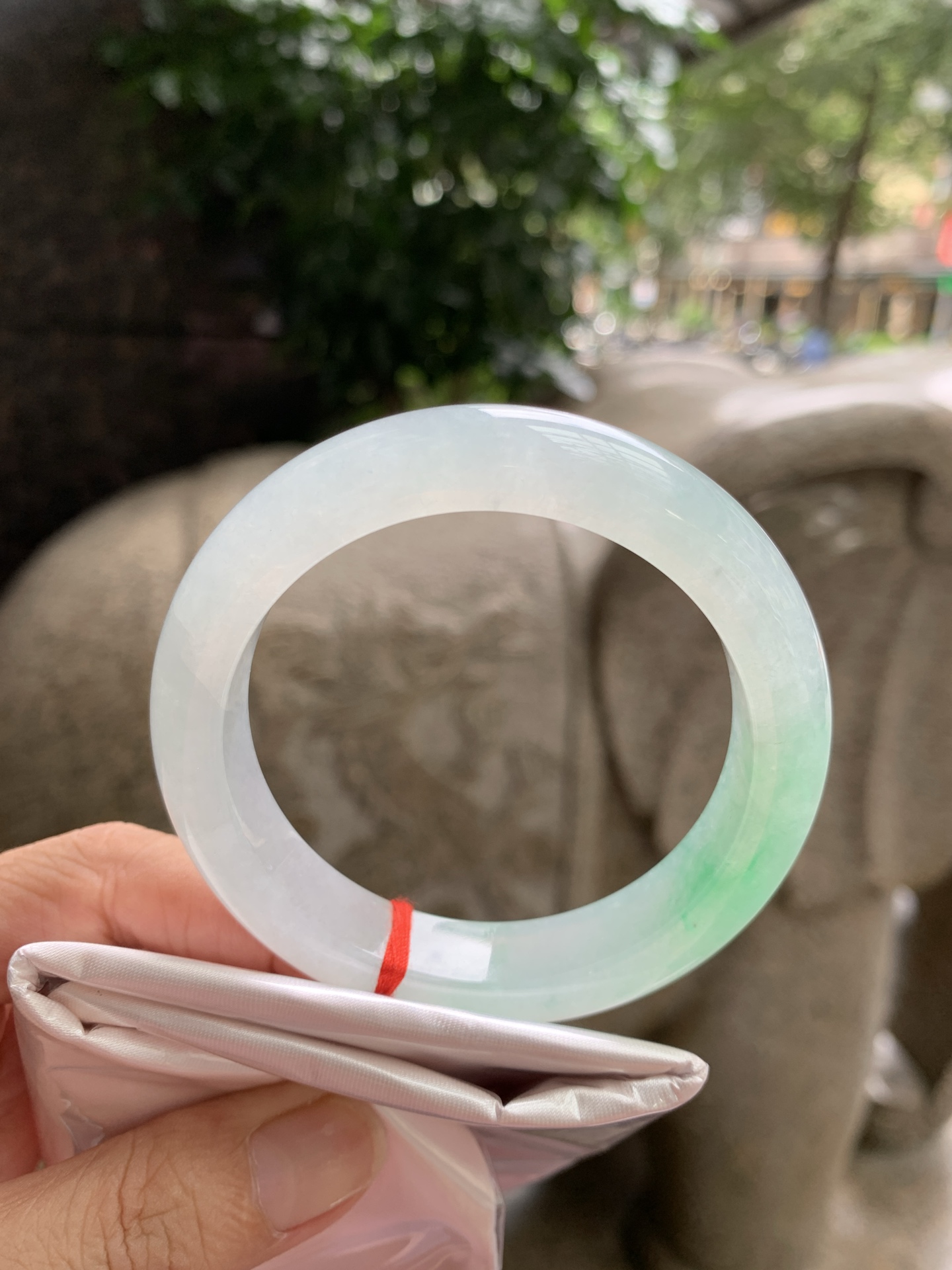 冰绿花正圈,0902-H605-66,打灯断纹，扣手