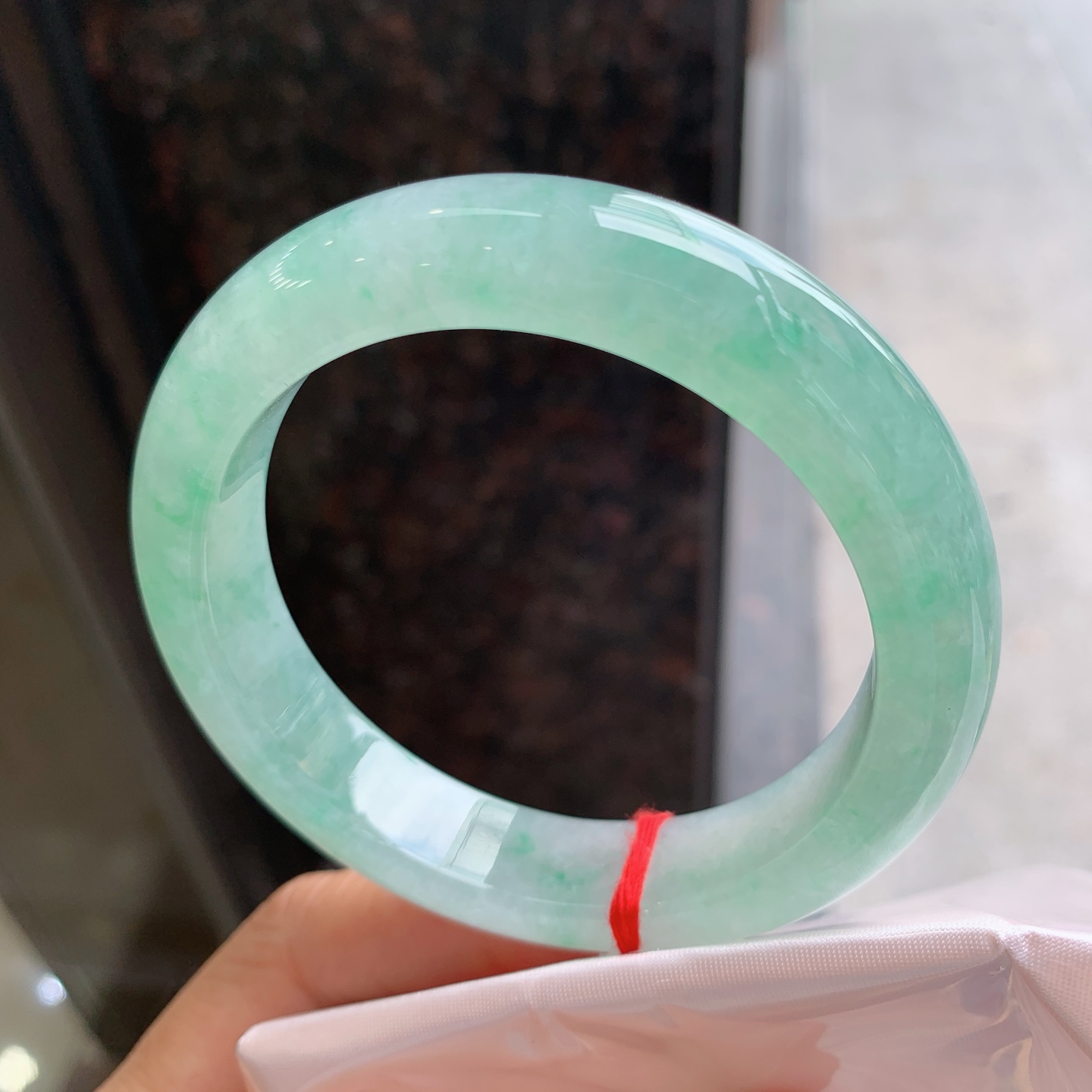 正圈冰飘绿 无裂 色清爽