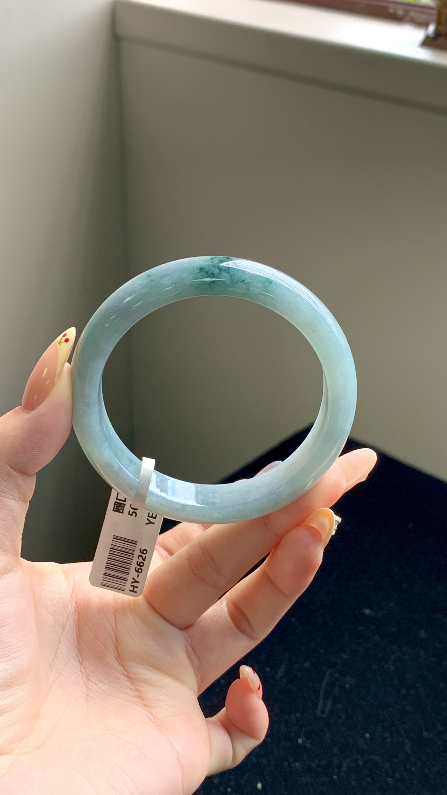 晴底飘花正圈成品 HY-6626 尺寸：56-12.5-7.5