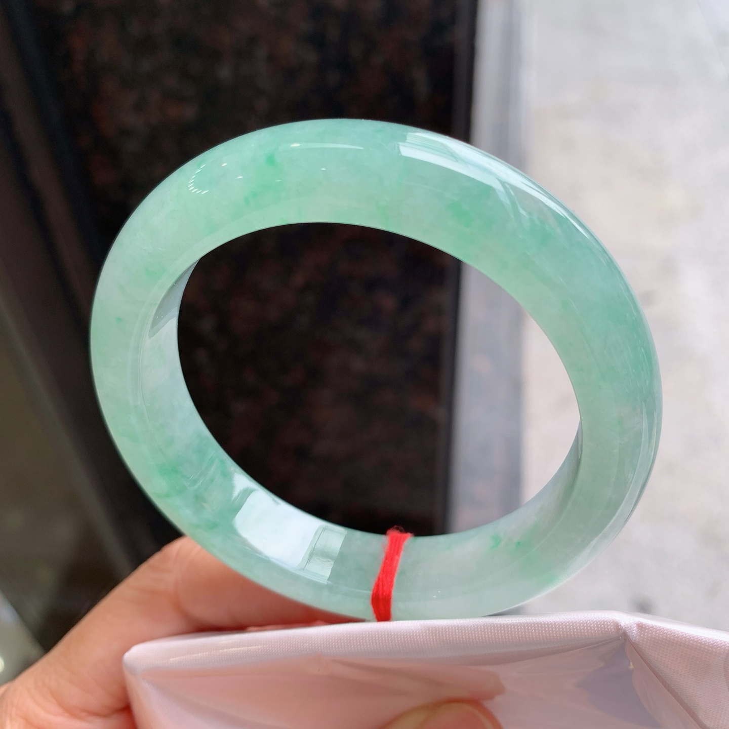 正圈冰飘绿 无裂 色清爽
