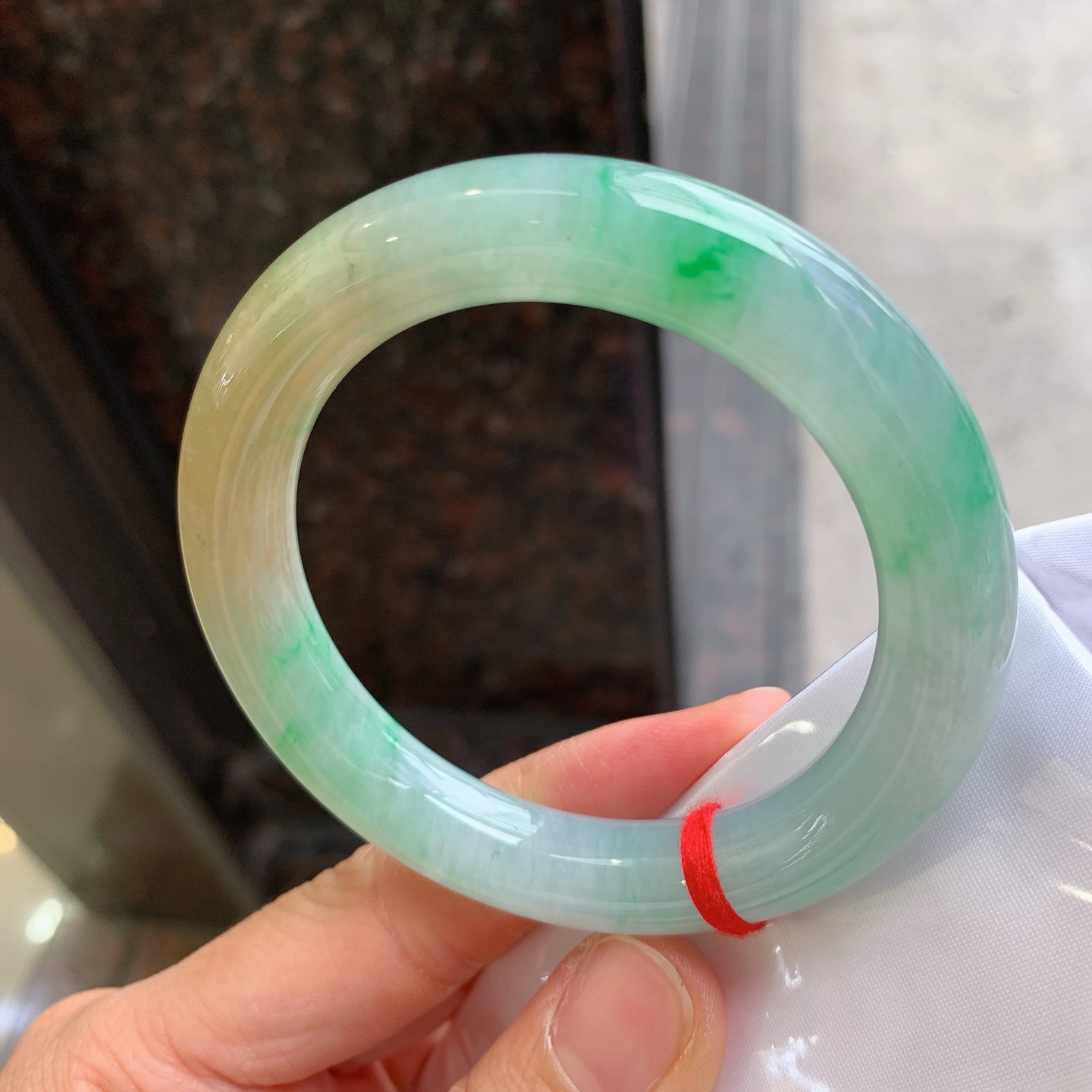 圆条双彩 无裂 特色料子