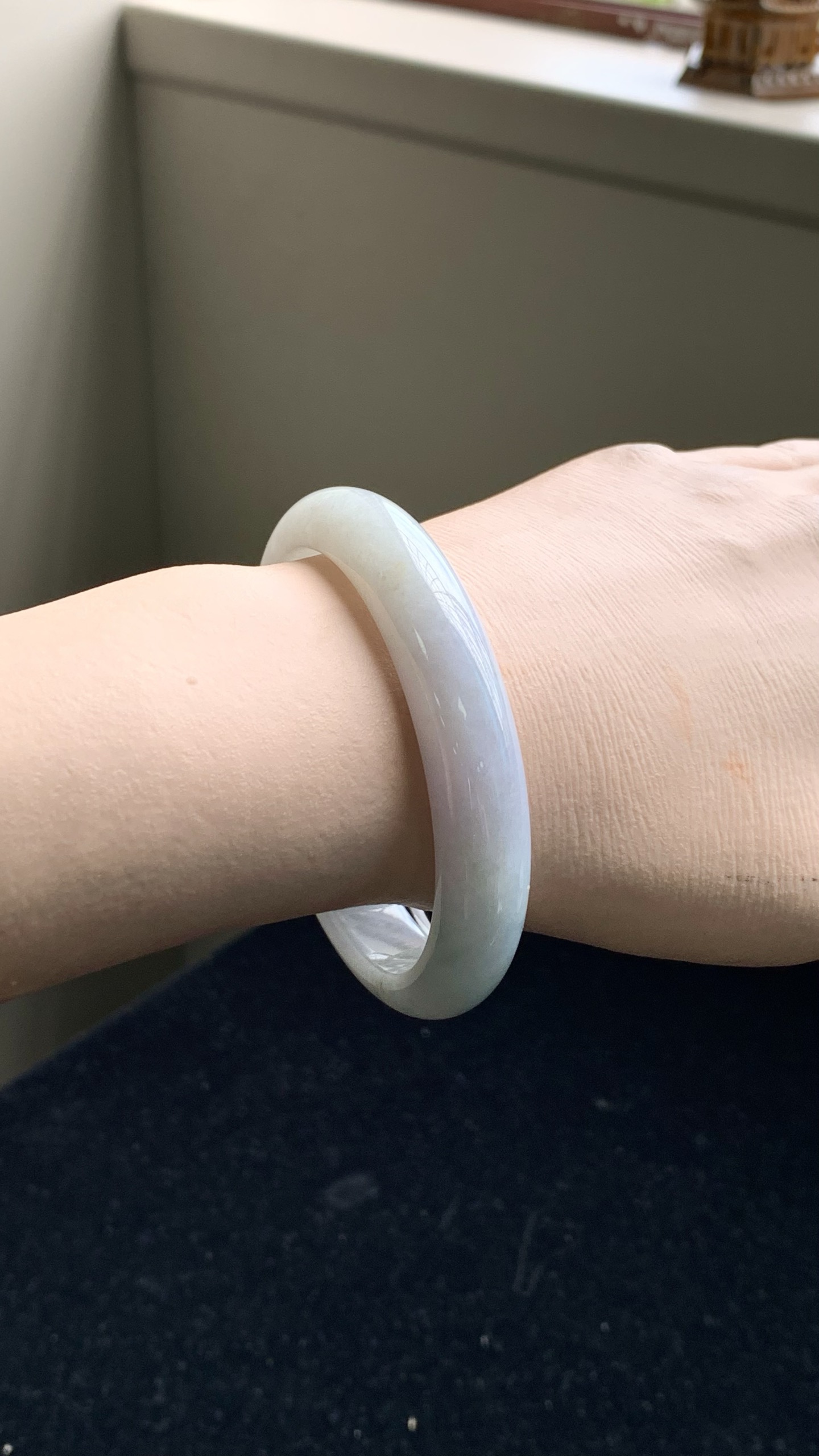 淡紫正圈成品,尺寸：57-12-8