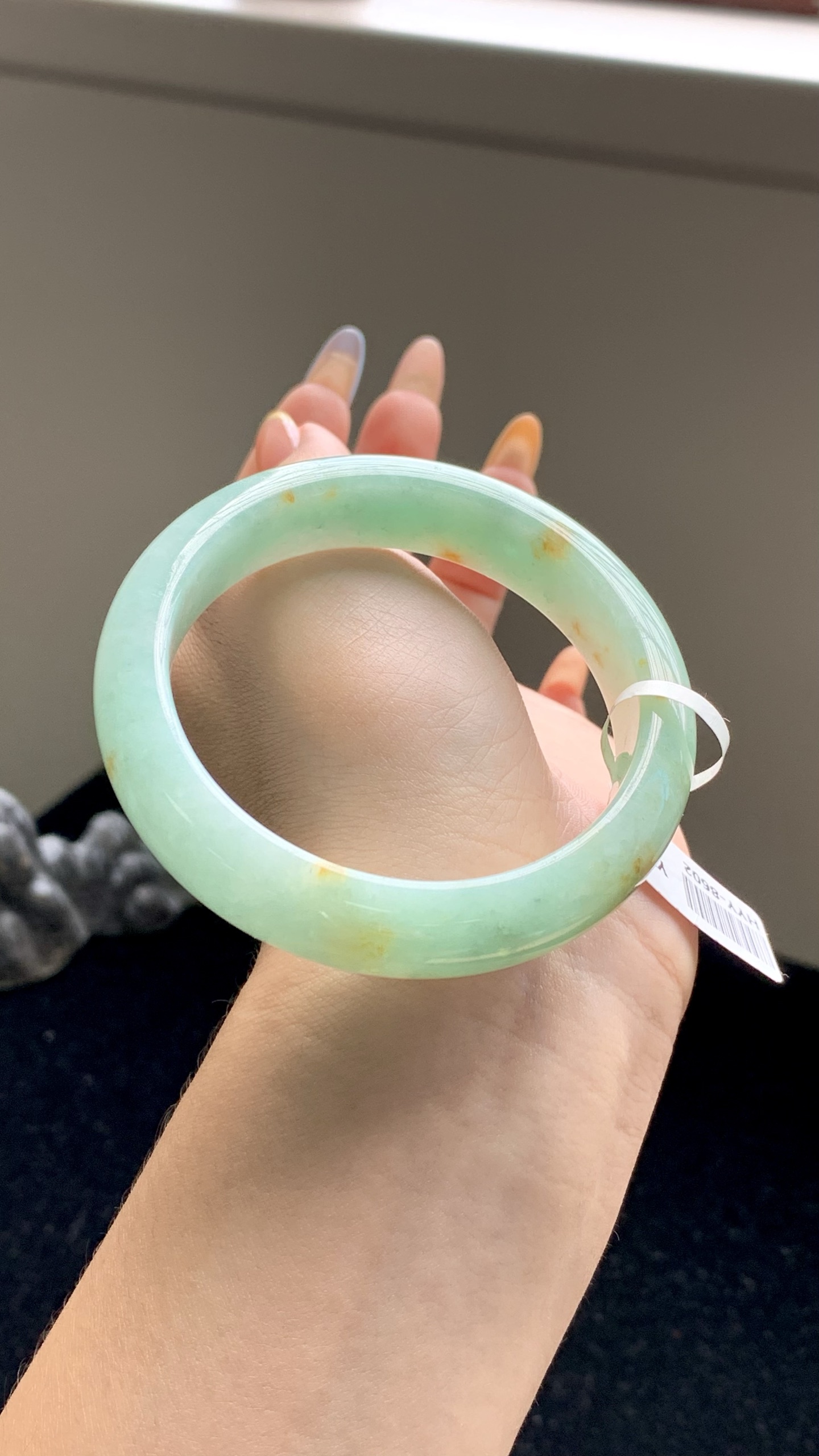 果绿洒金正圈成品 HYY-8602 尺寸：54-13-8