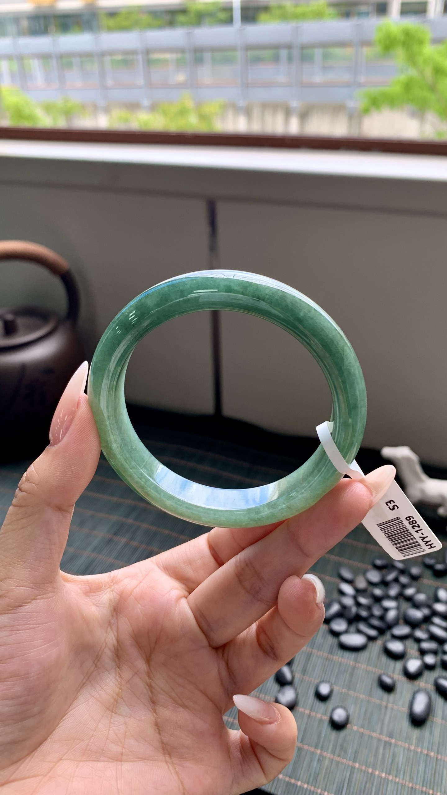 湖水绿正圈成品,HYY-1289,尺寸：56-12-8.5
