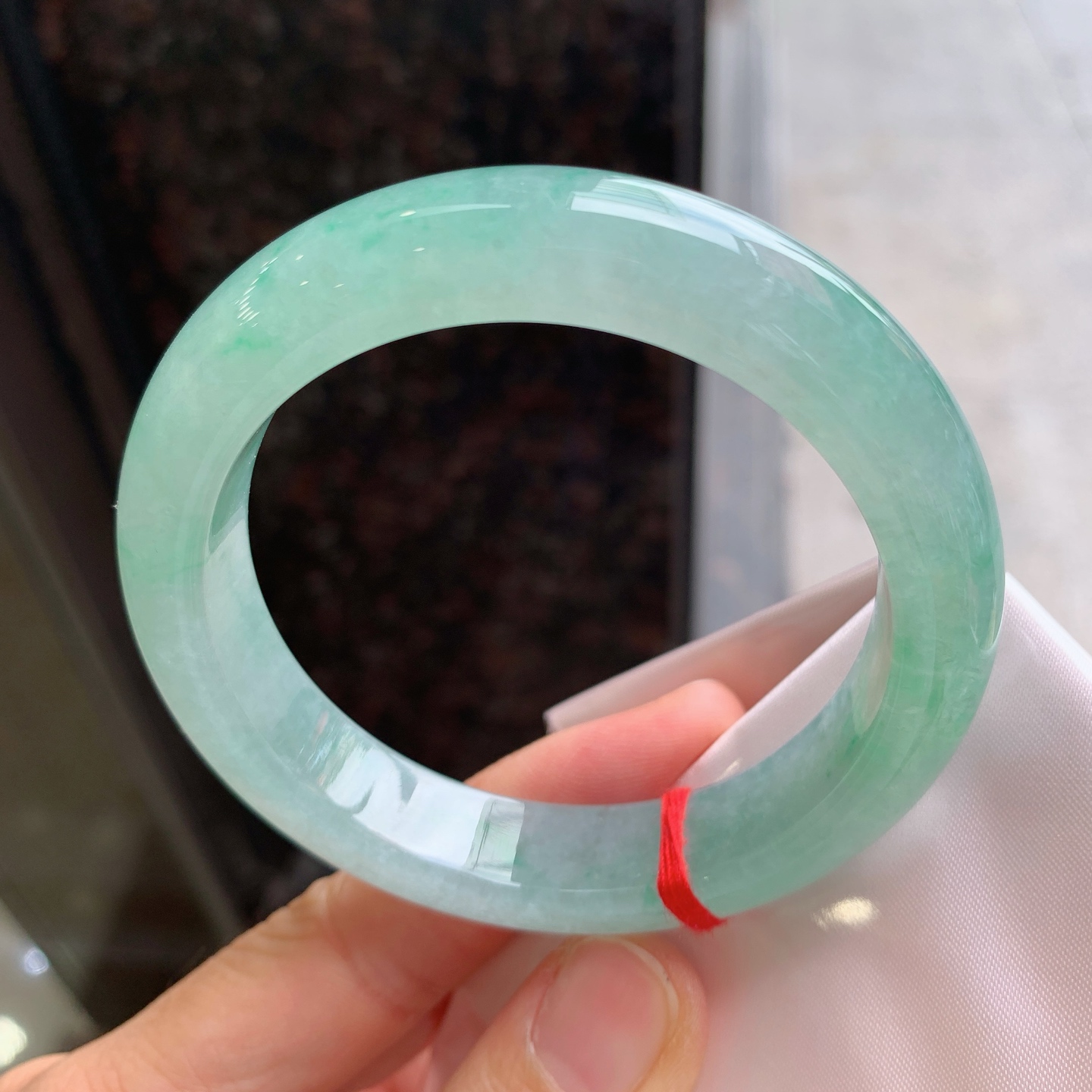 正圈冰飘绿 无裂 色清爽