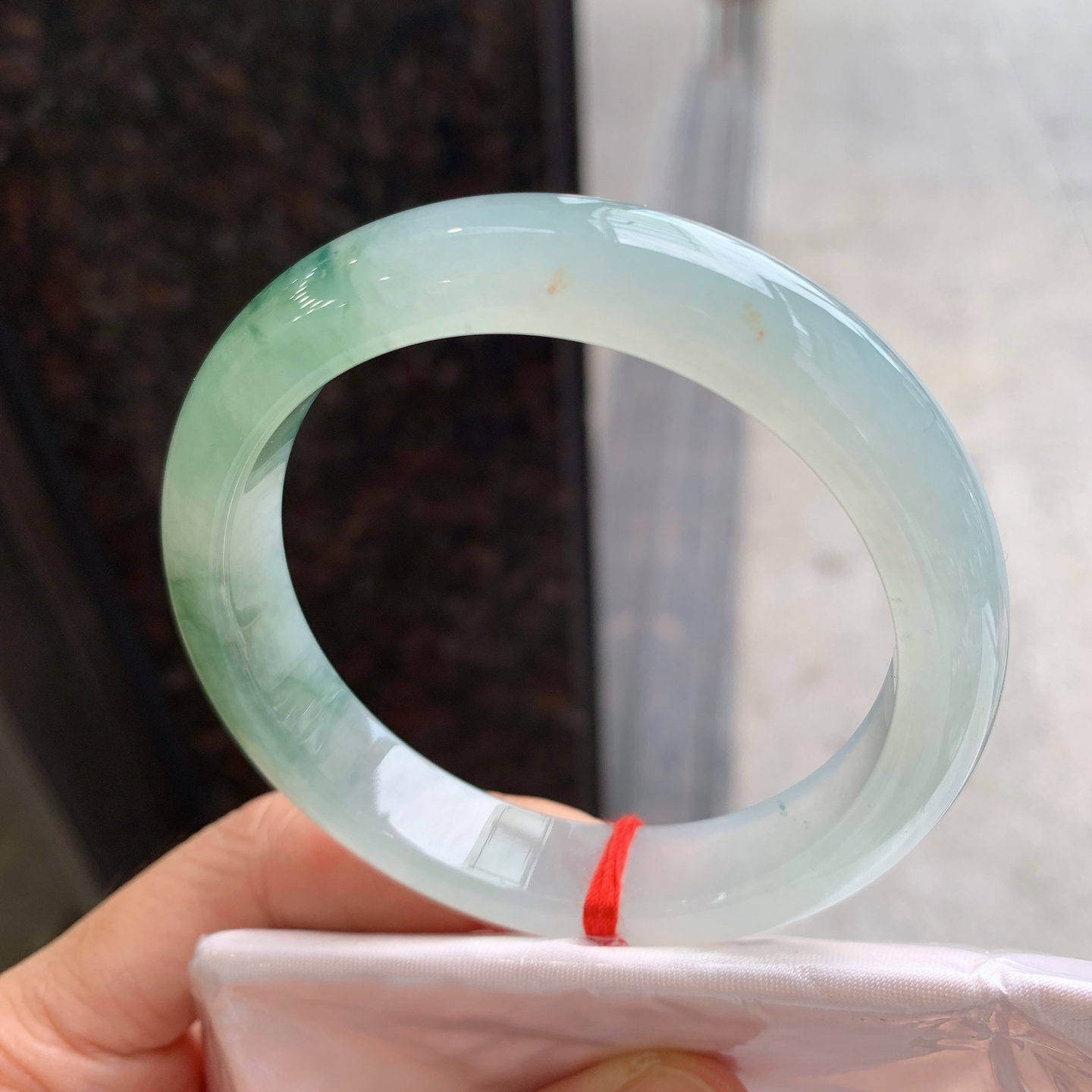 正圈冰飘花，有纹，冰润