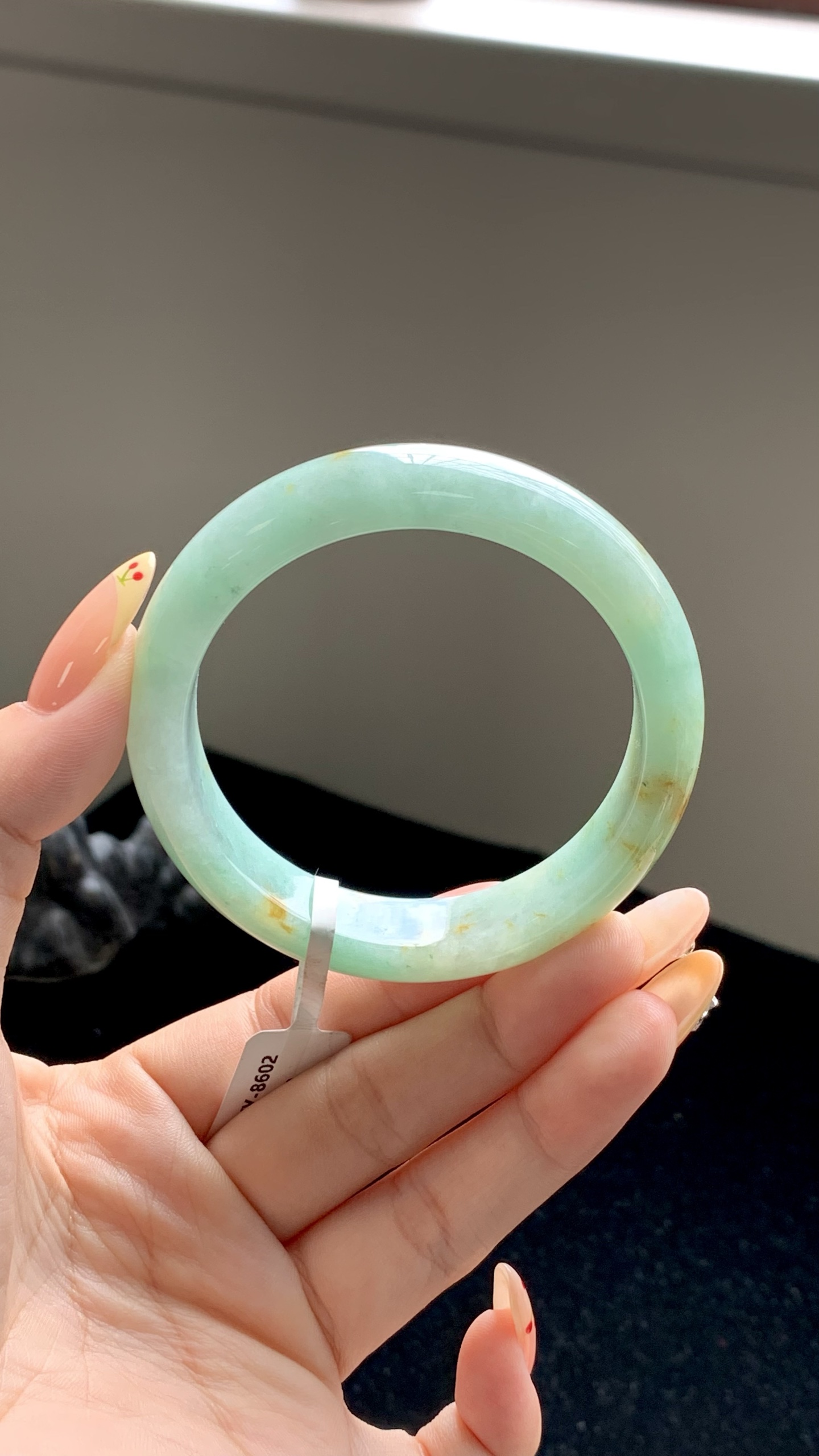 果绿洒金正圈成品 HYY-8602 尺寸：54-13-8