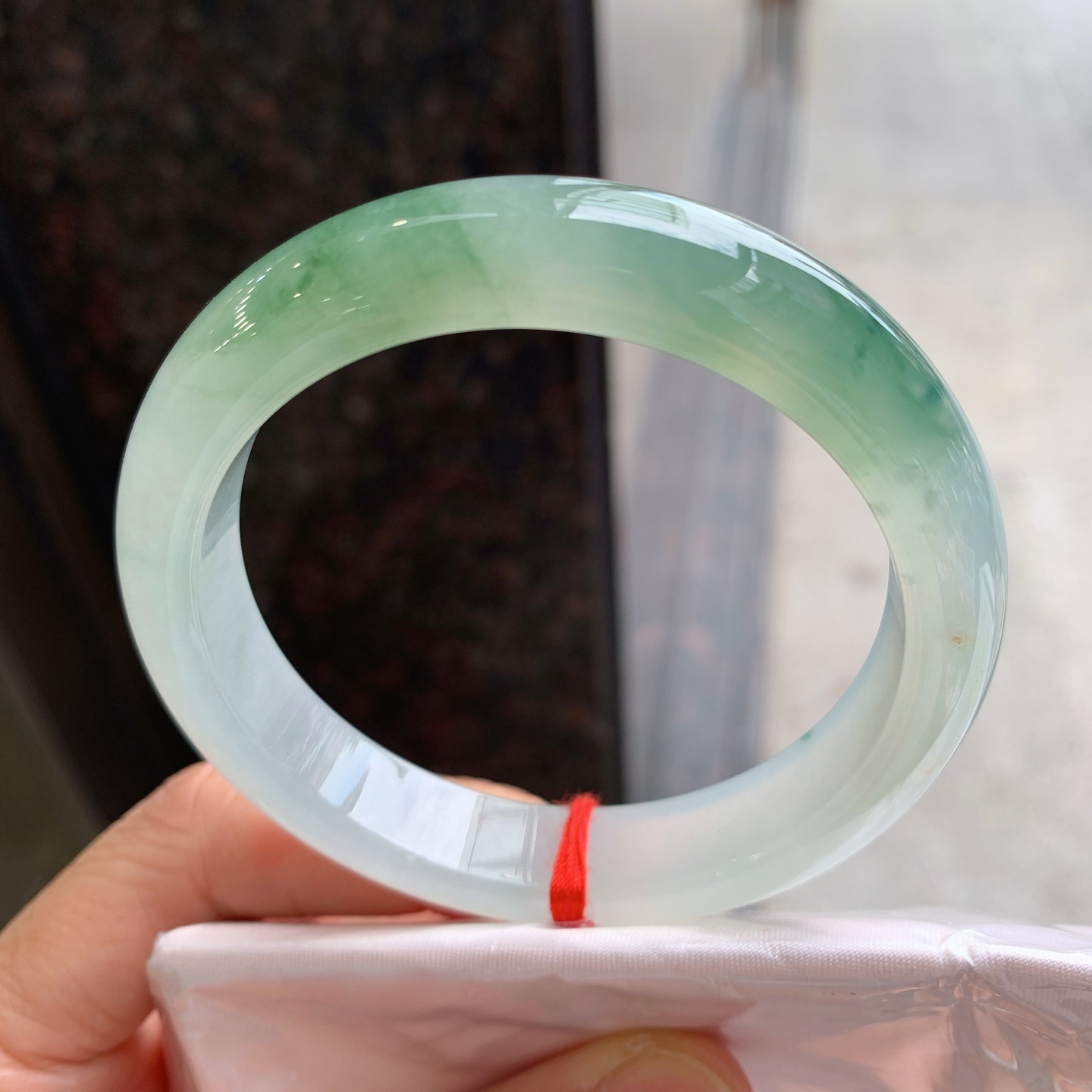 正圈冰飘花，有纹，冰润