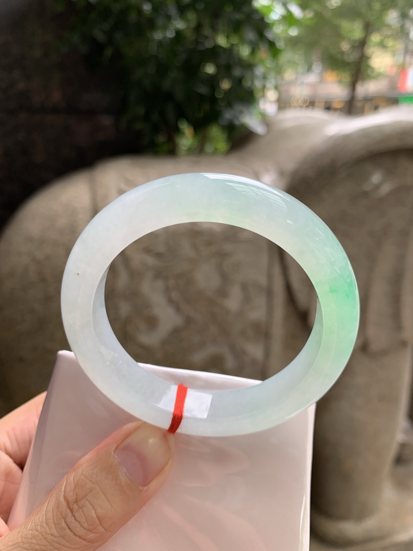 冰绿花正圈,0902-H605-66,打灯断纹，扣手
