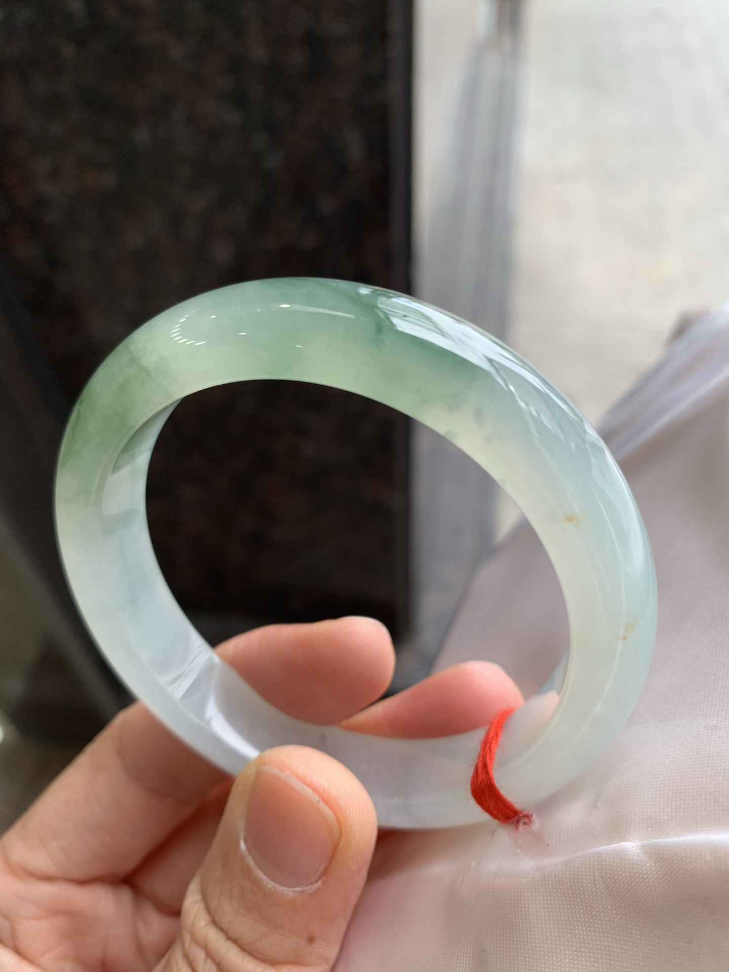 正圈冰飘花，有纹，冰润