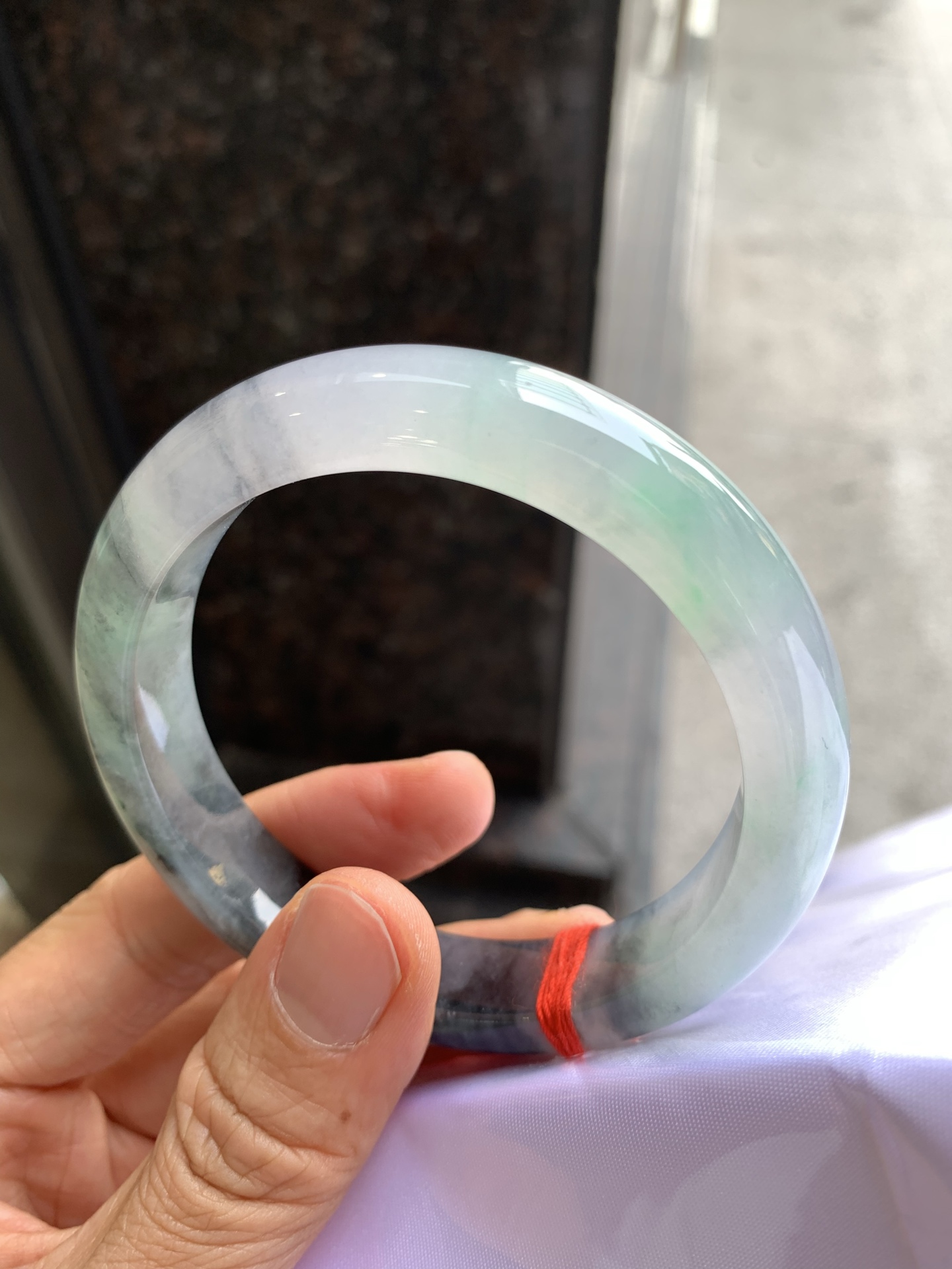 正圈乌鸡冰飘绿 无裂，大圈口
