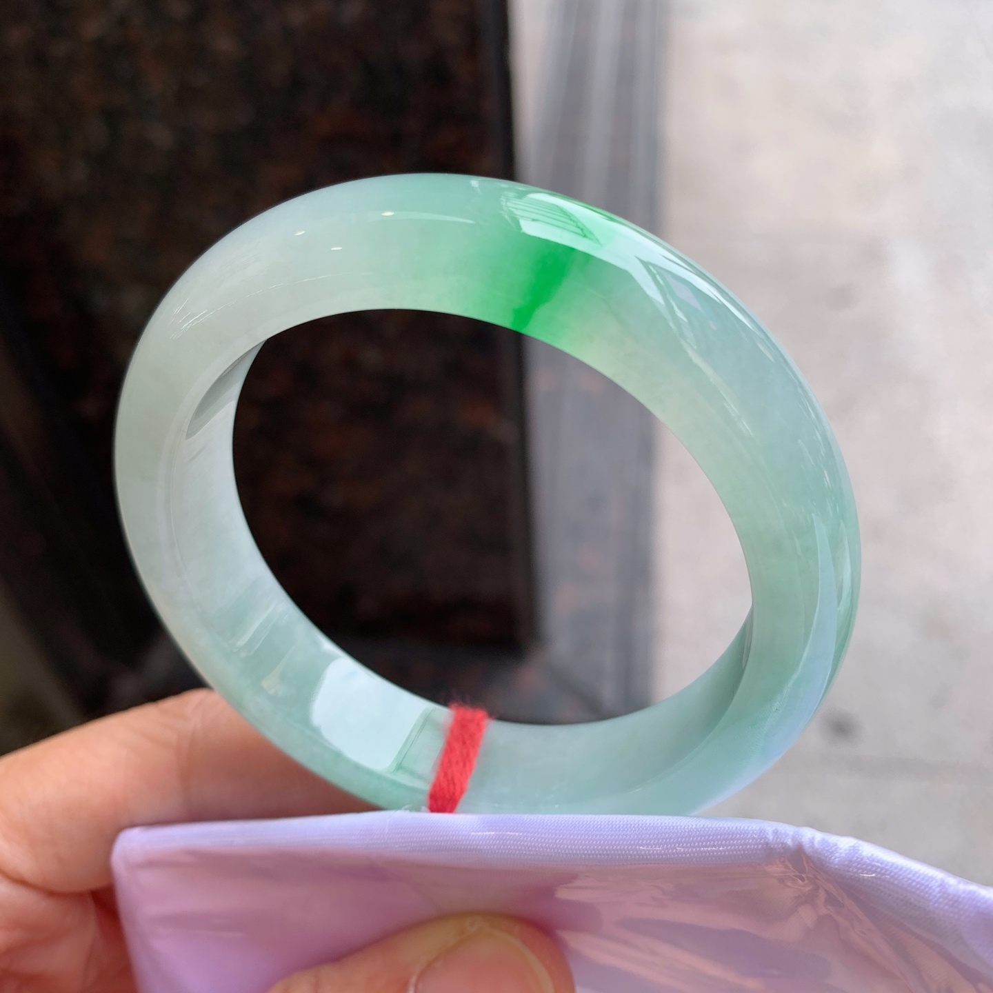 正圈飘绿 有纹 版型好
