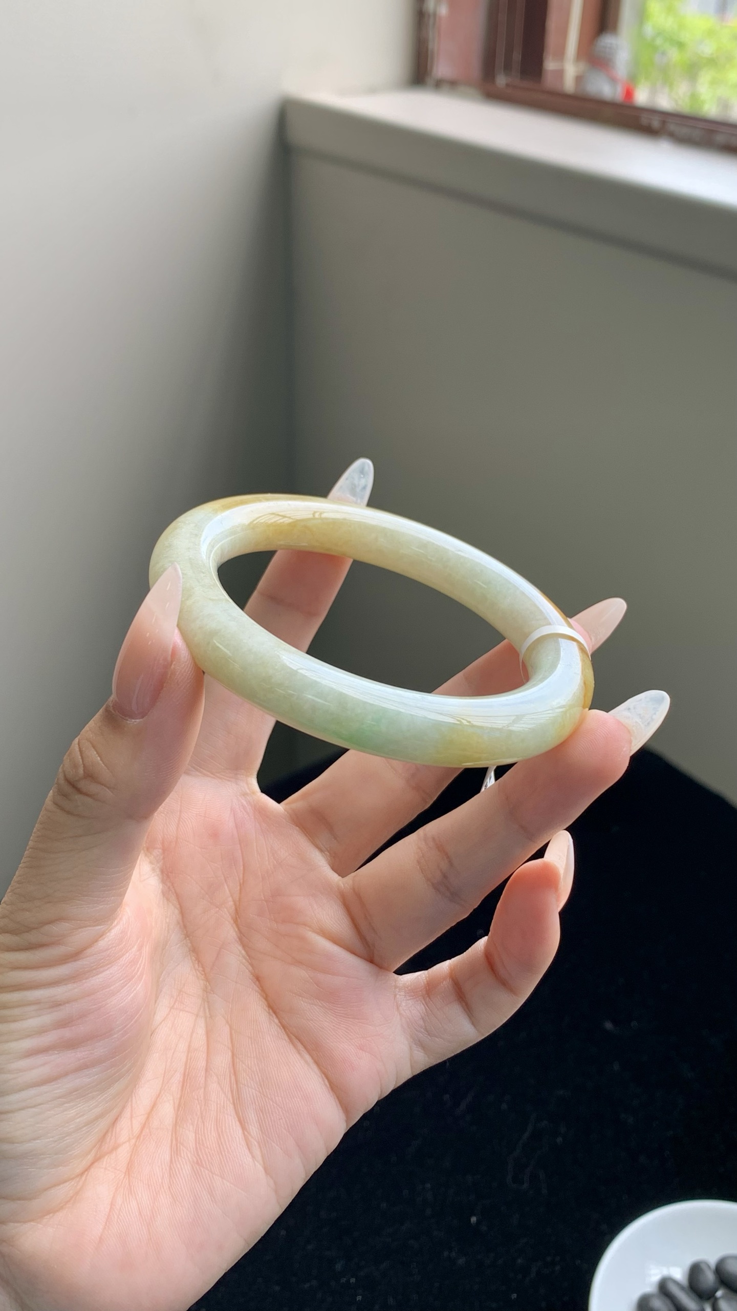 黄翡圆条成品 JP-12 尺寸：56-10-10.5