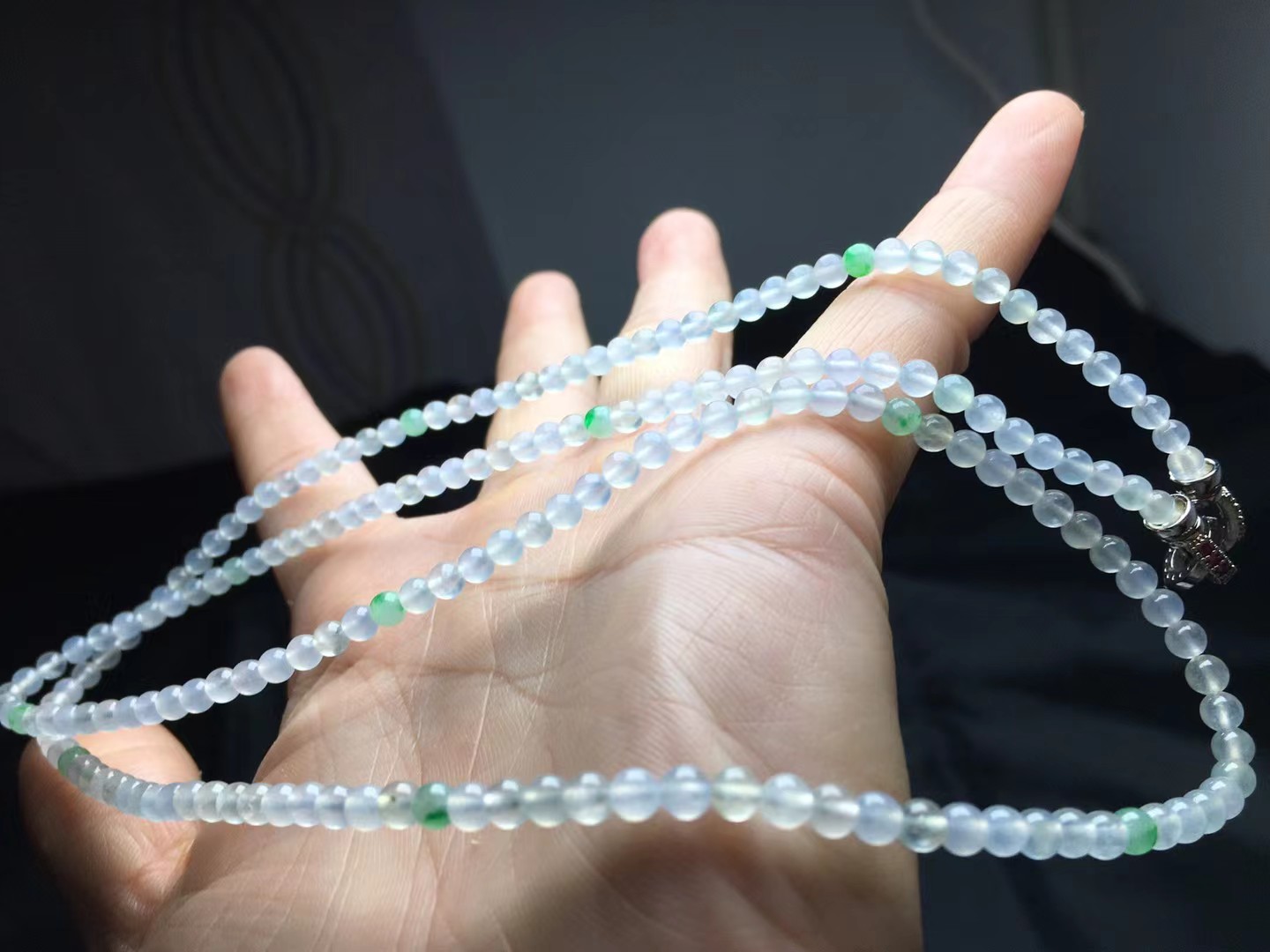 ️ 种小米珠，卡3.8mm，190颗，种好，起莹，玉质细腻，透水润，均匀