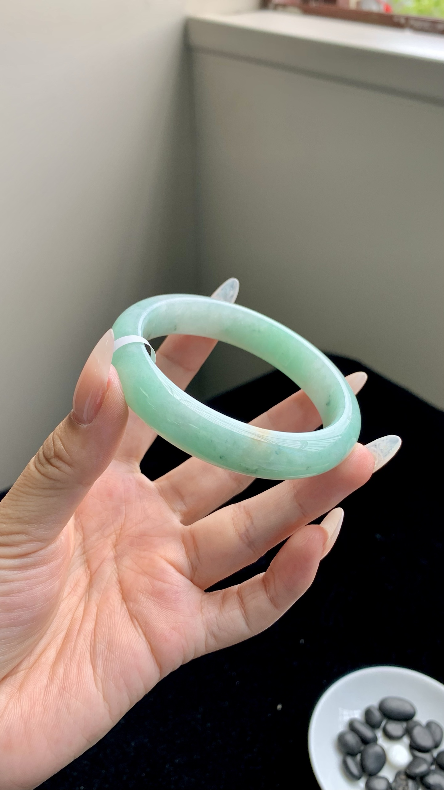 果绿洒金正圈成品 HYY-8812 尺寸：56-12.5-8