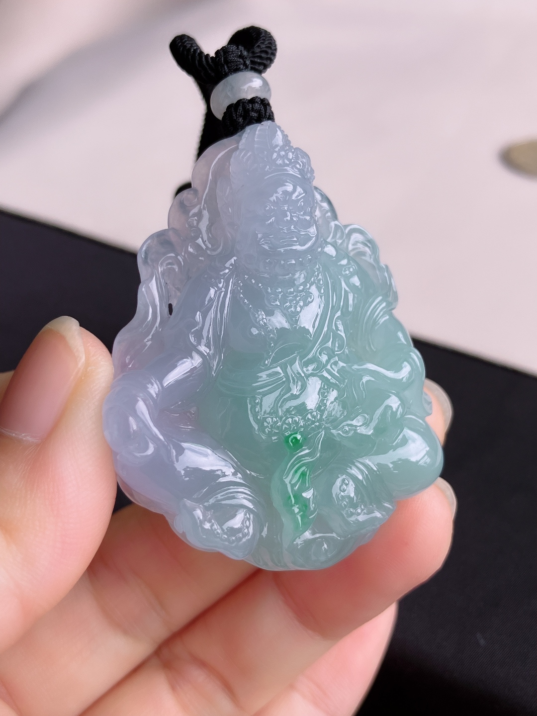 双彩黄财神，饱满大气，尺寸57/40/12/自然光实拍