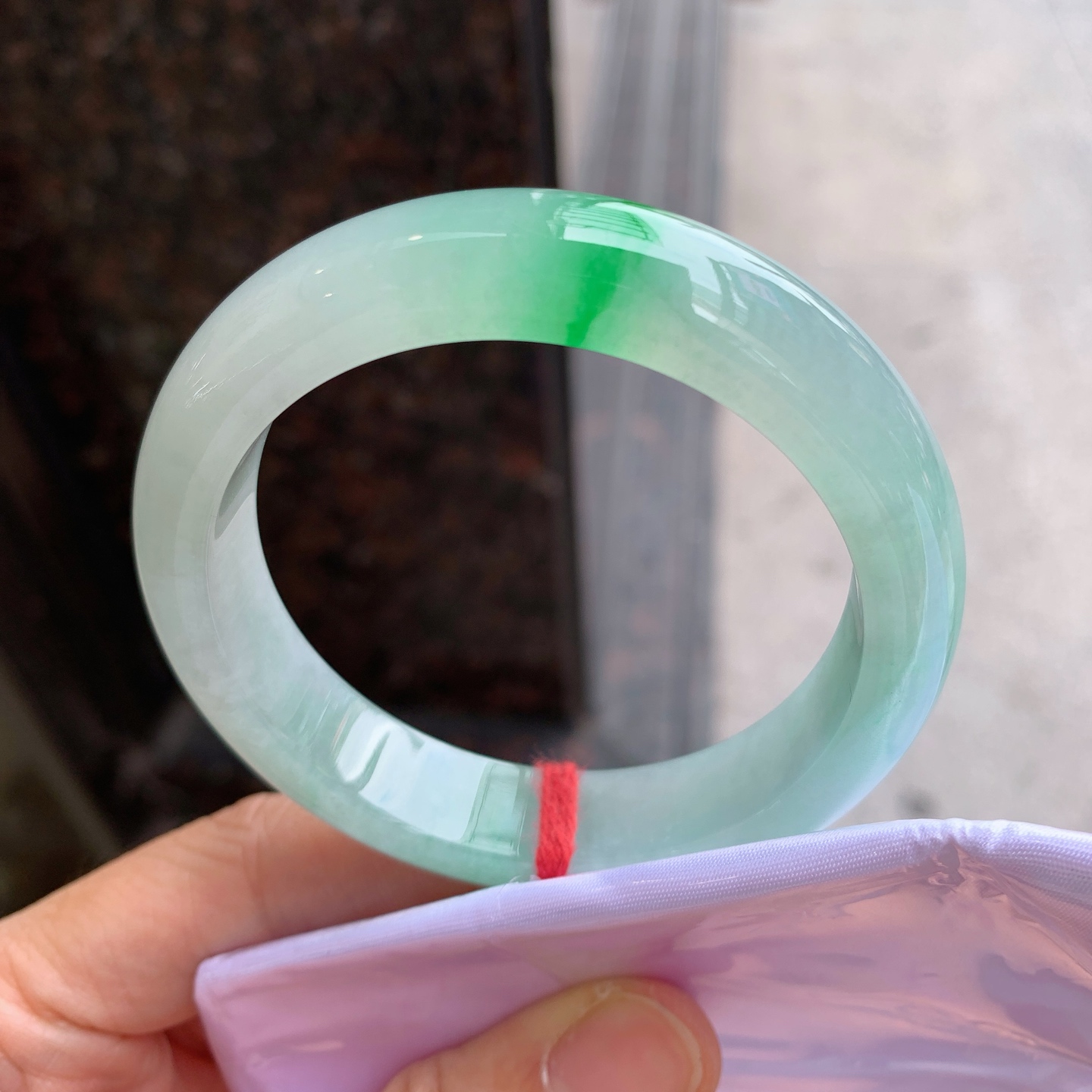 正圈飘绿 有纹 版型好