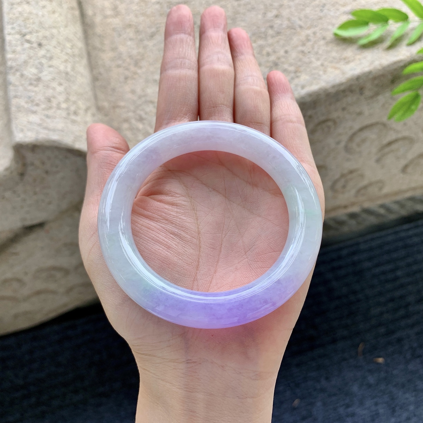 圆条53 54，冰糯，水润，种老，细腻，打灯有絮线
