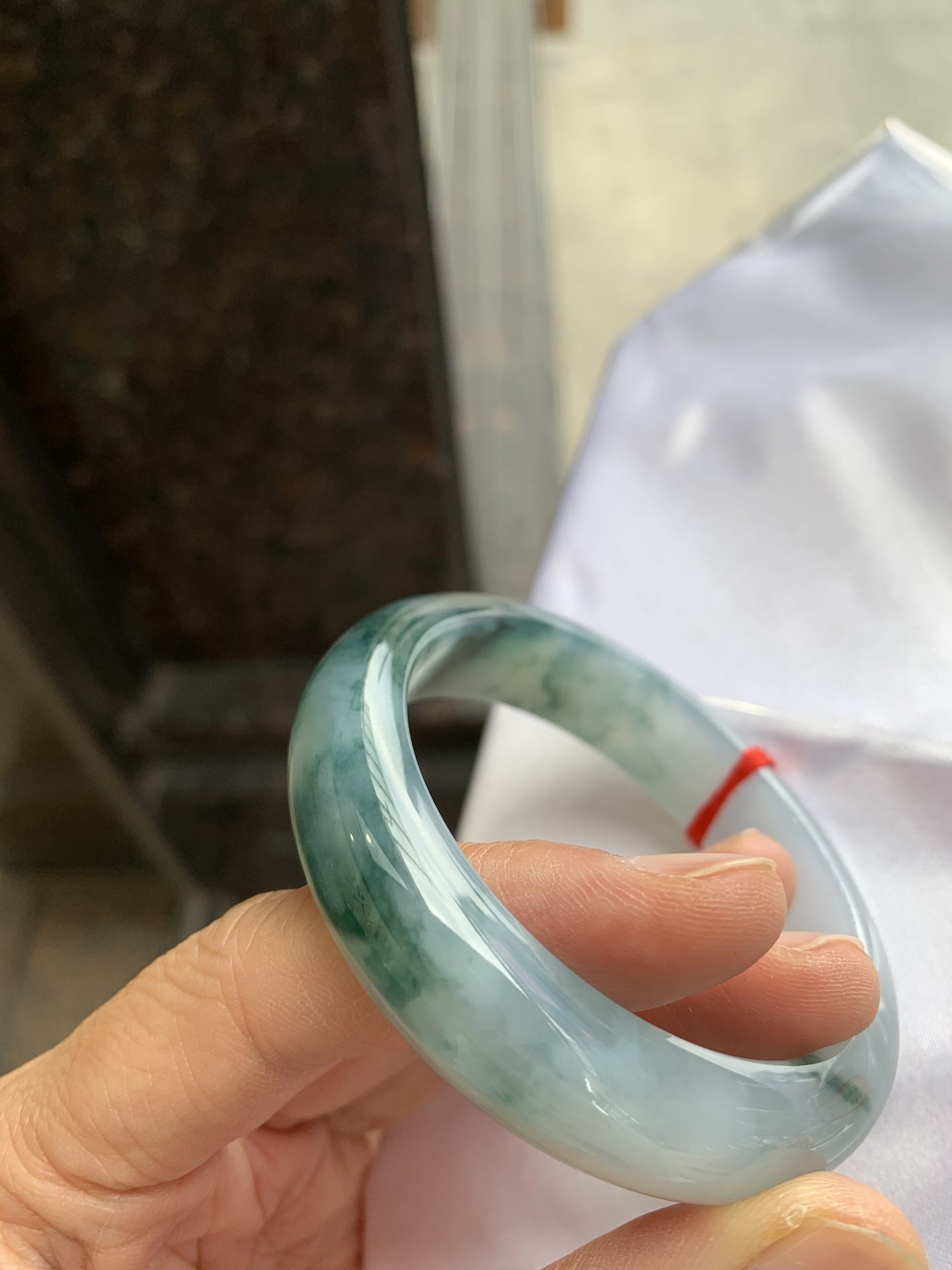 正圈冰飘花 微棉纹 细腻